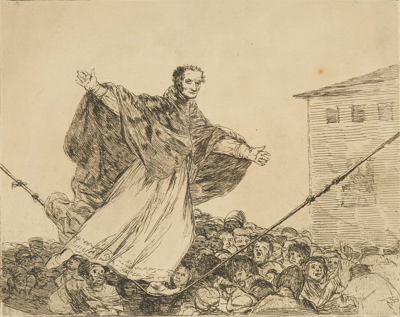 Francisco Goya (Spanish 1746-1828): Que Se Rompe La Cuerda (1 of 12)