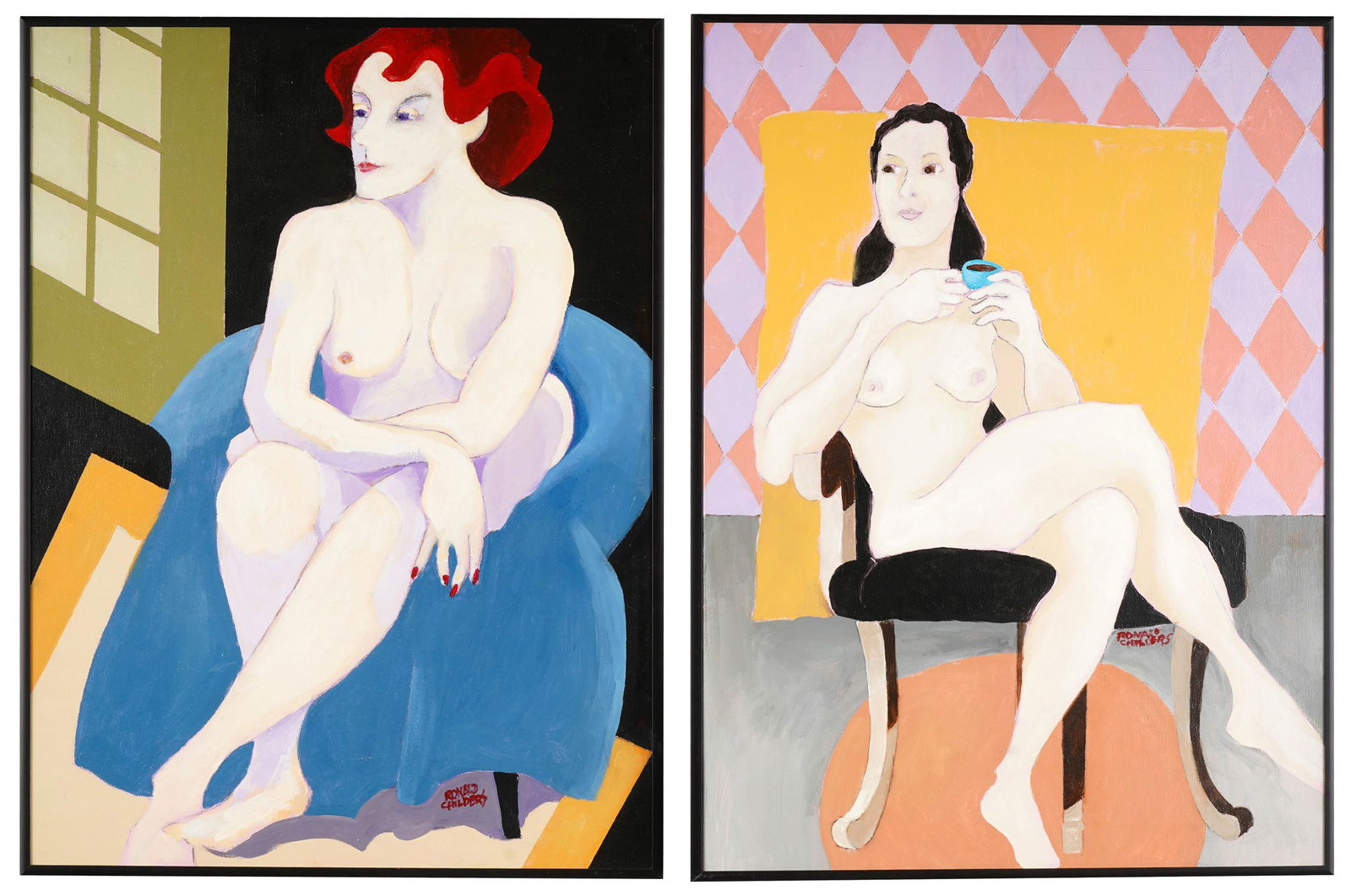 Ron Childers (American, 20th Century): Two Works (1 of 19)