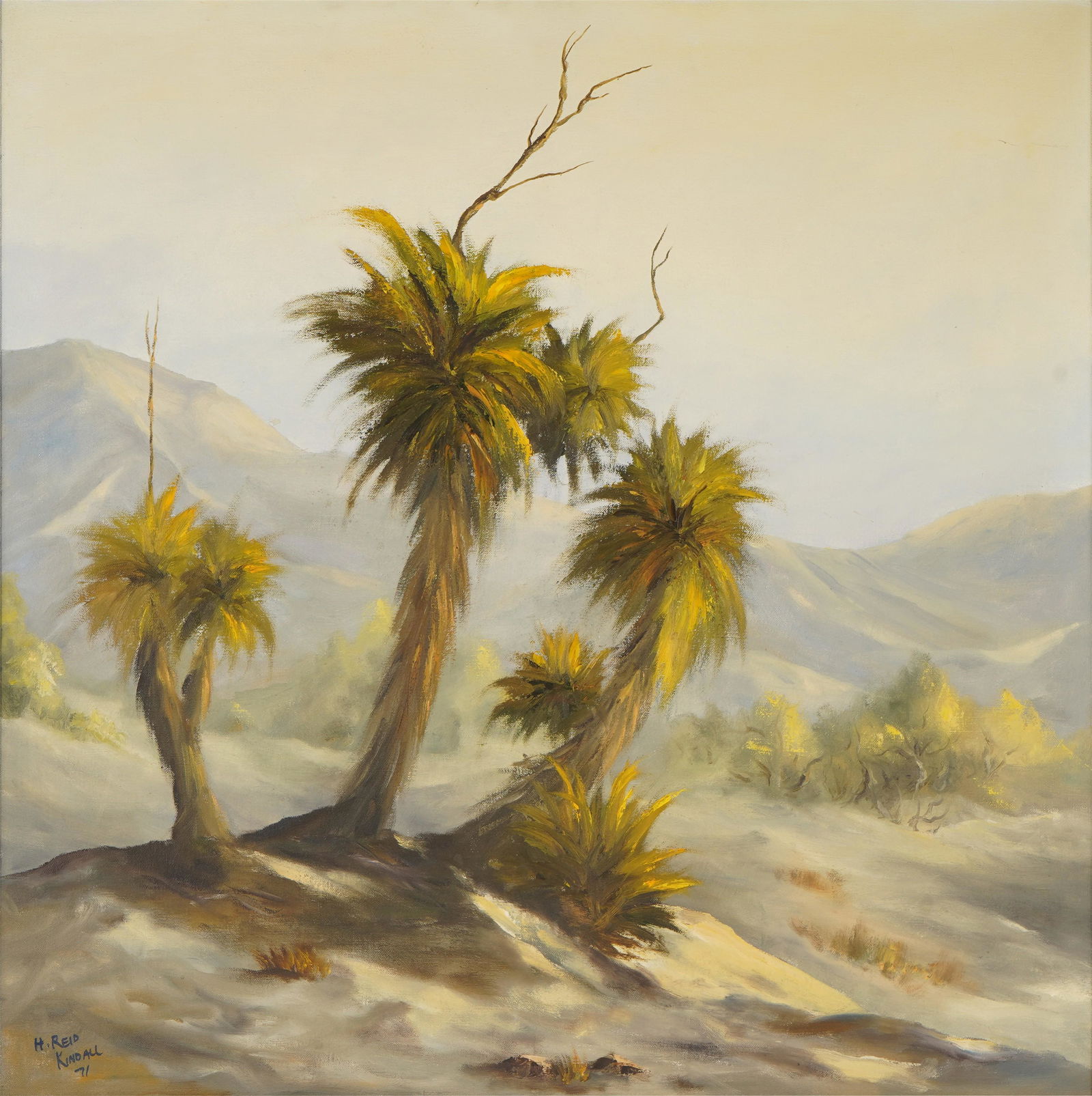 H. Reid Kindall (20th Century): Desert Landscape (1 of 16)