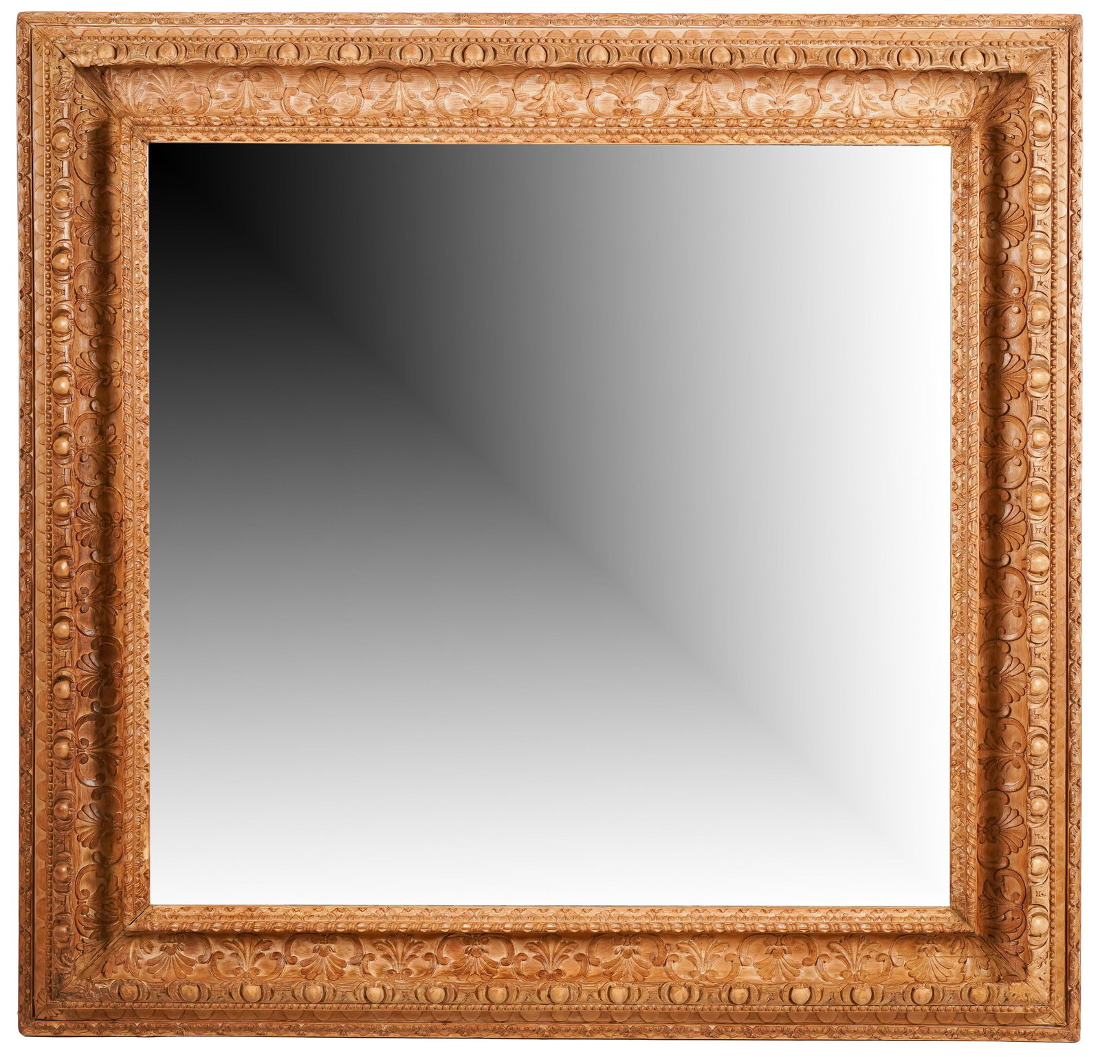 Carved Pine Wall Mirror (1 of 8)