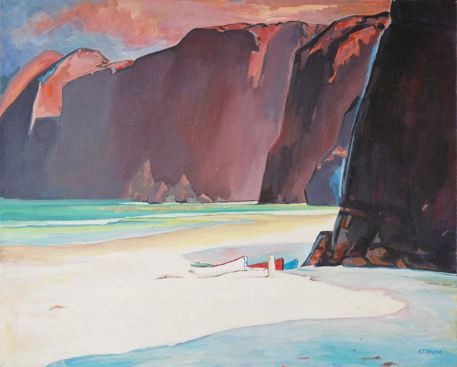 Paul Strahm (20th / 21st Century) after Alfred R. Mitchell: Torrey Pines (1 of 14)