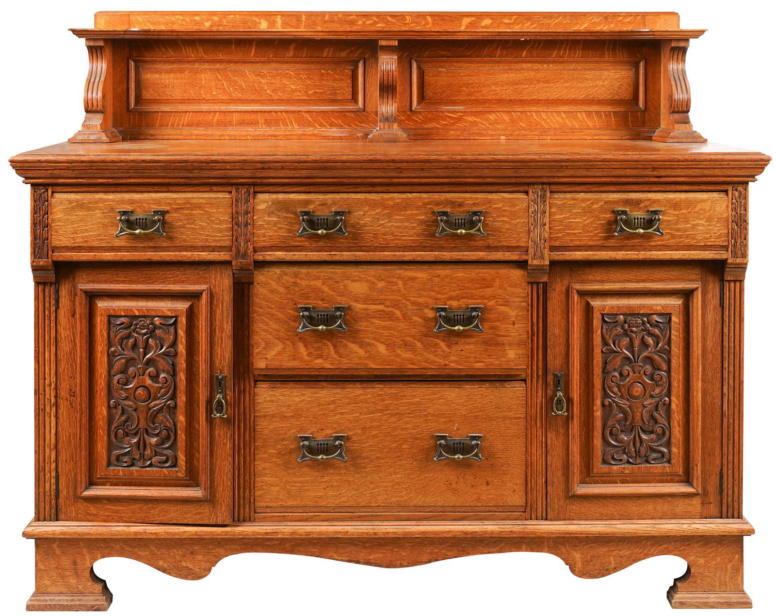 Carved Oak Sideboard (1 of 12)