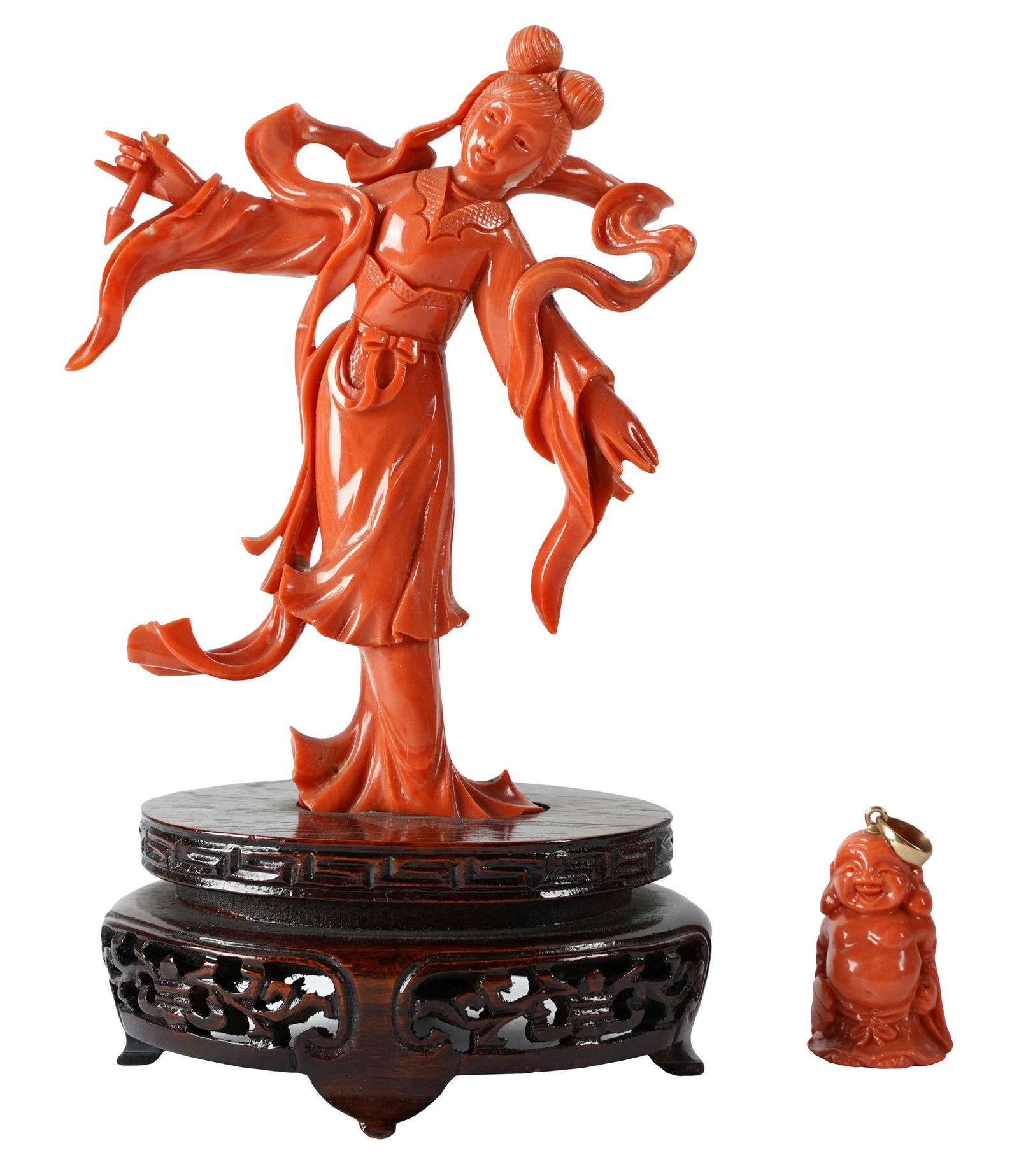 Two Carved Coral Figures (1 of 13)