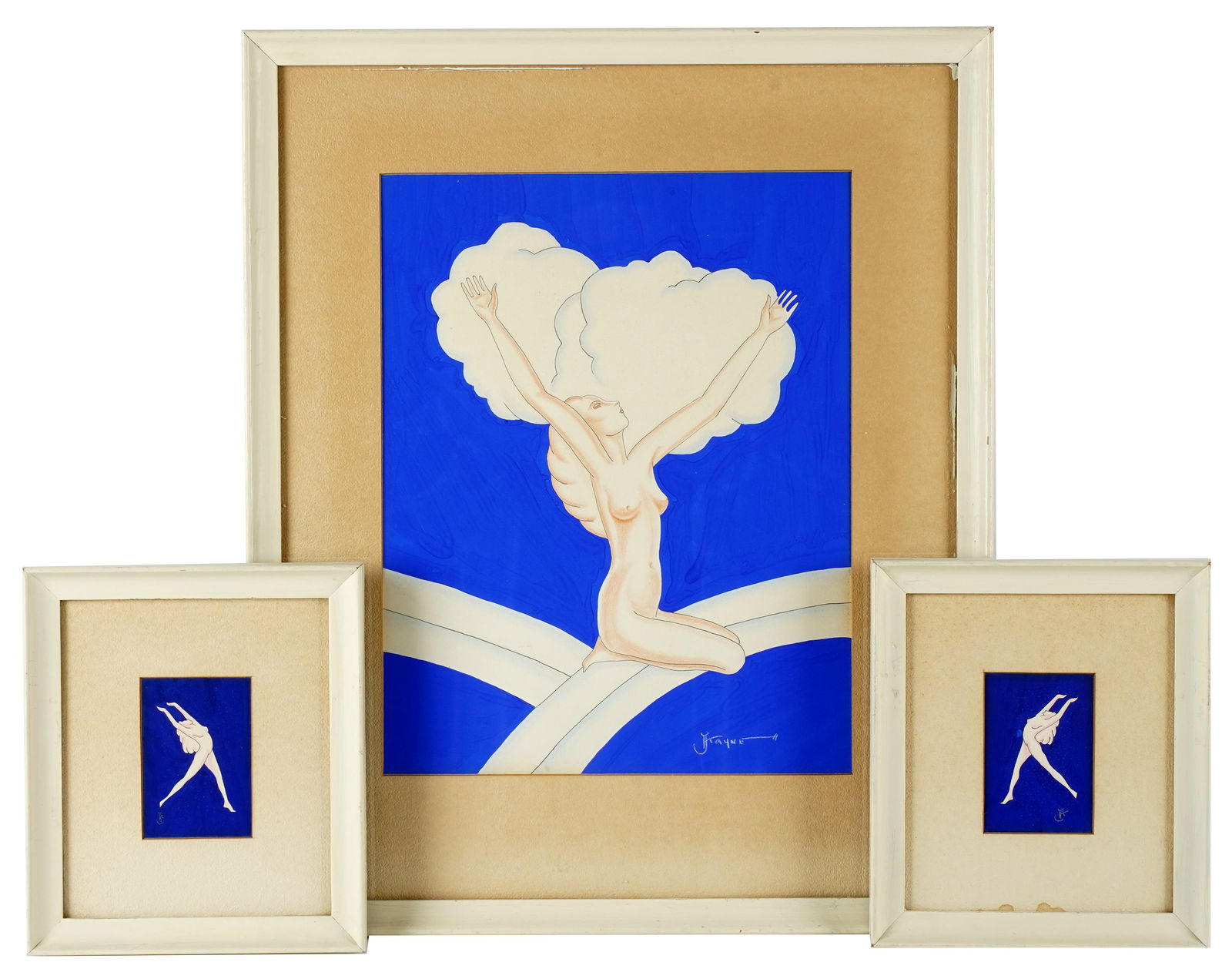 Three Art Deco Figural Works (1 of 8)