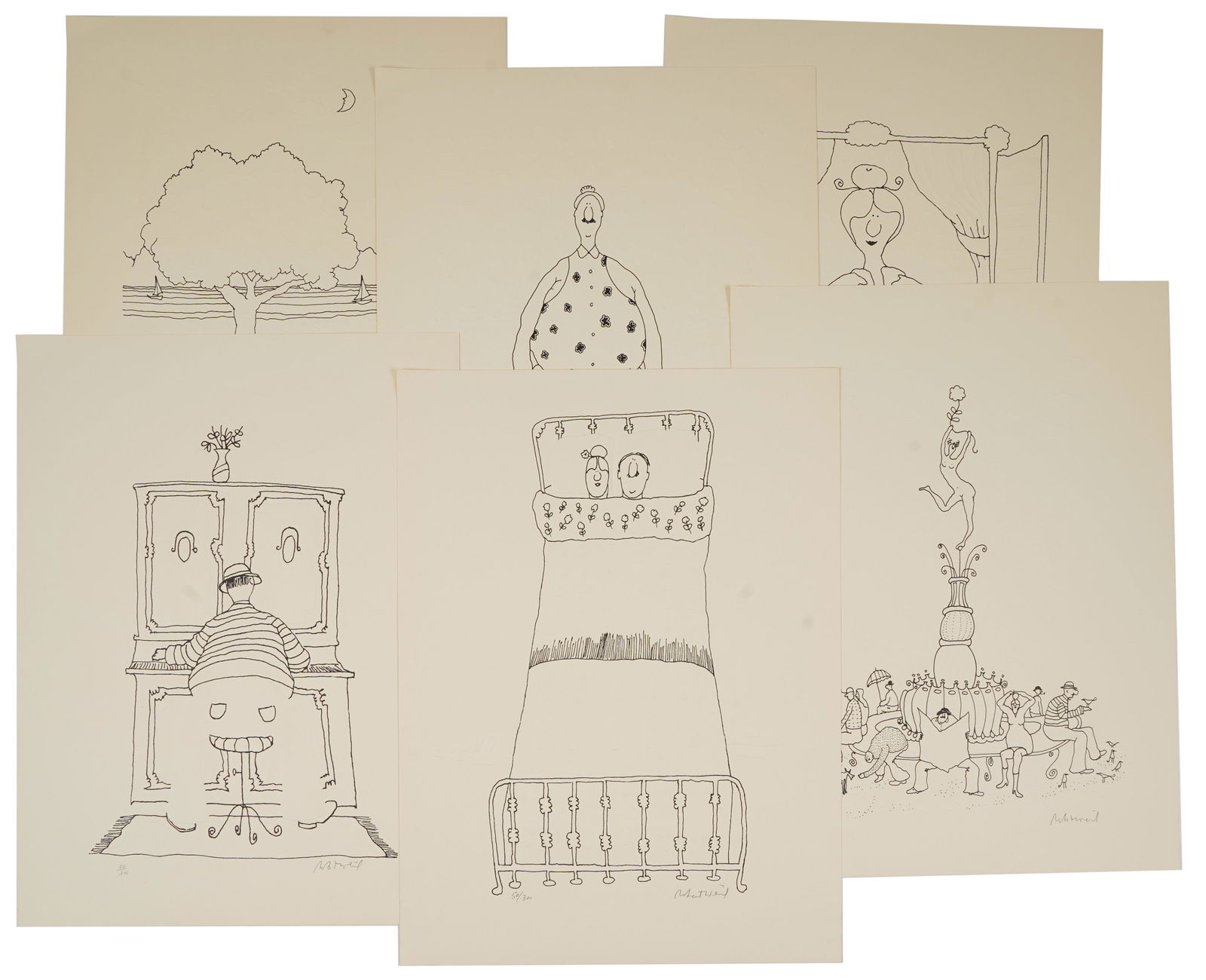 Robert Weil (20th Century): Lovers and Other Strangers Portfolio (1 of 20)