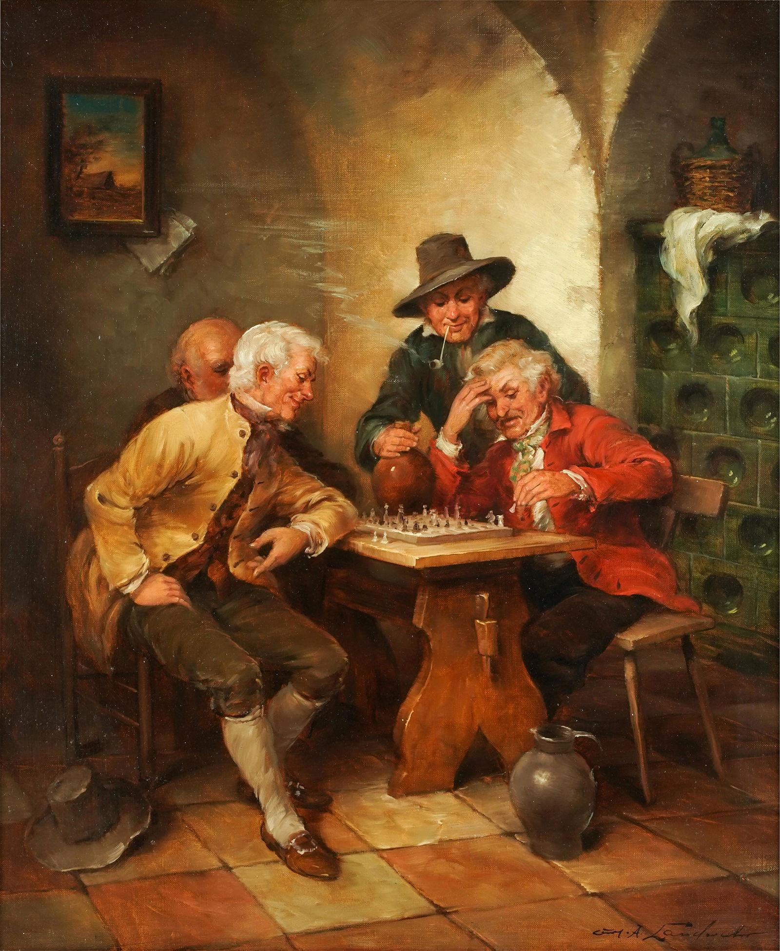 Continental School: Figures in a Tavern (1 of 9)