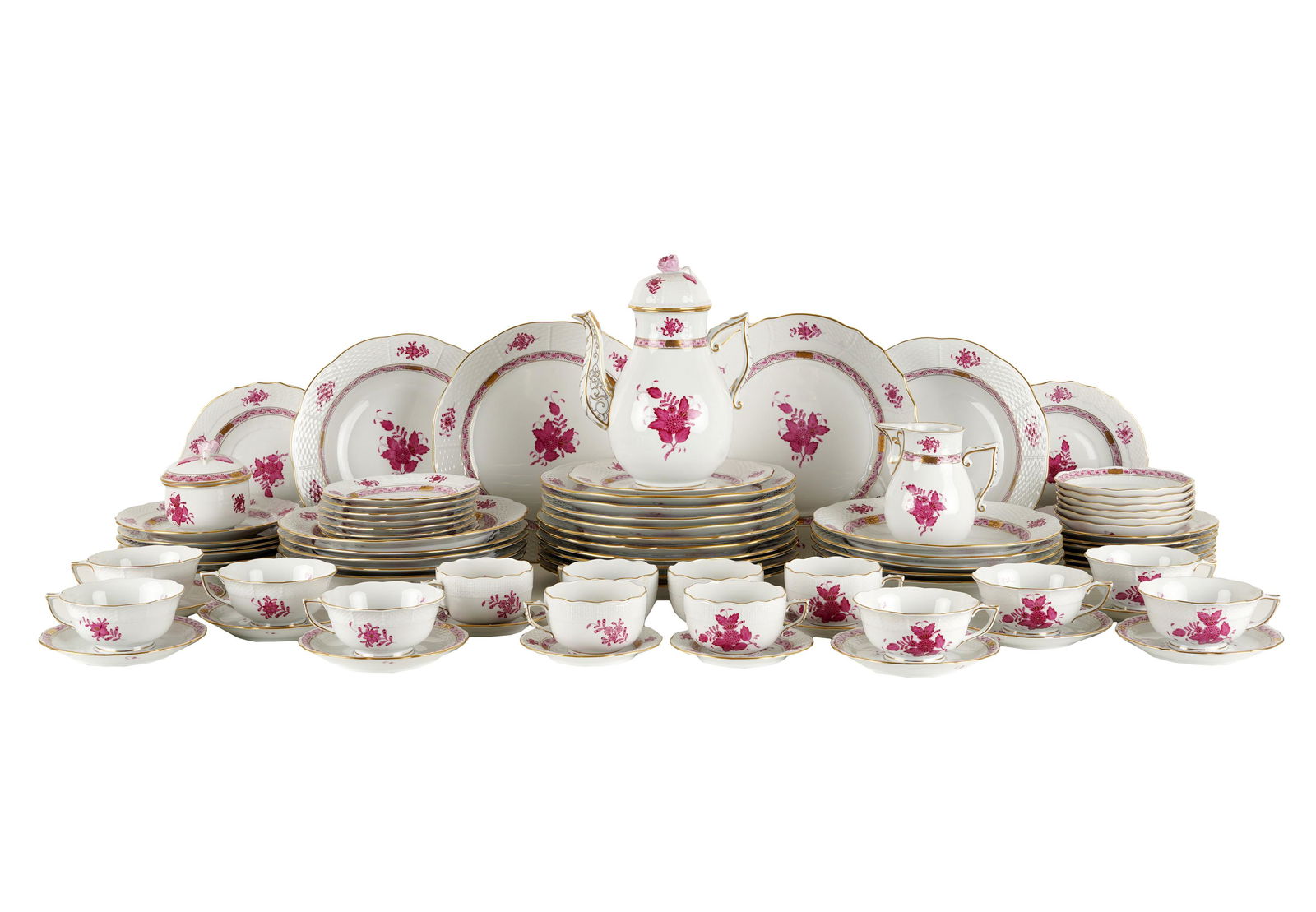 Herend "Chinese Bouquet" Porcelain Service (1 of 19)