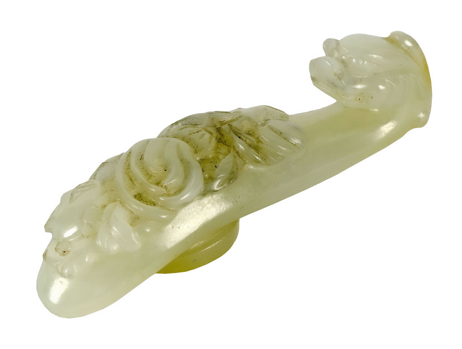 Chinese Carved Jade Buckle (1 of 6)