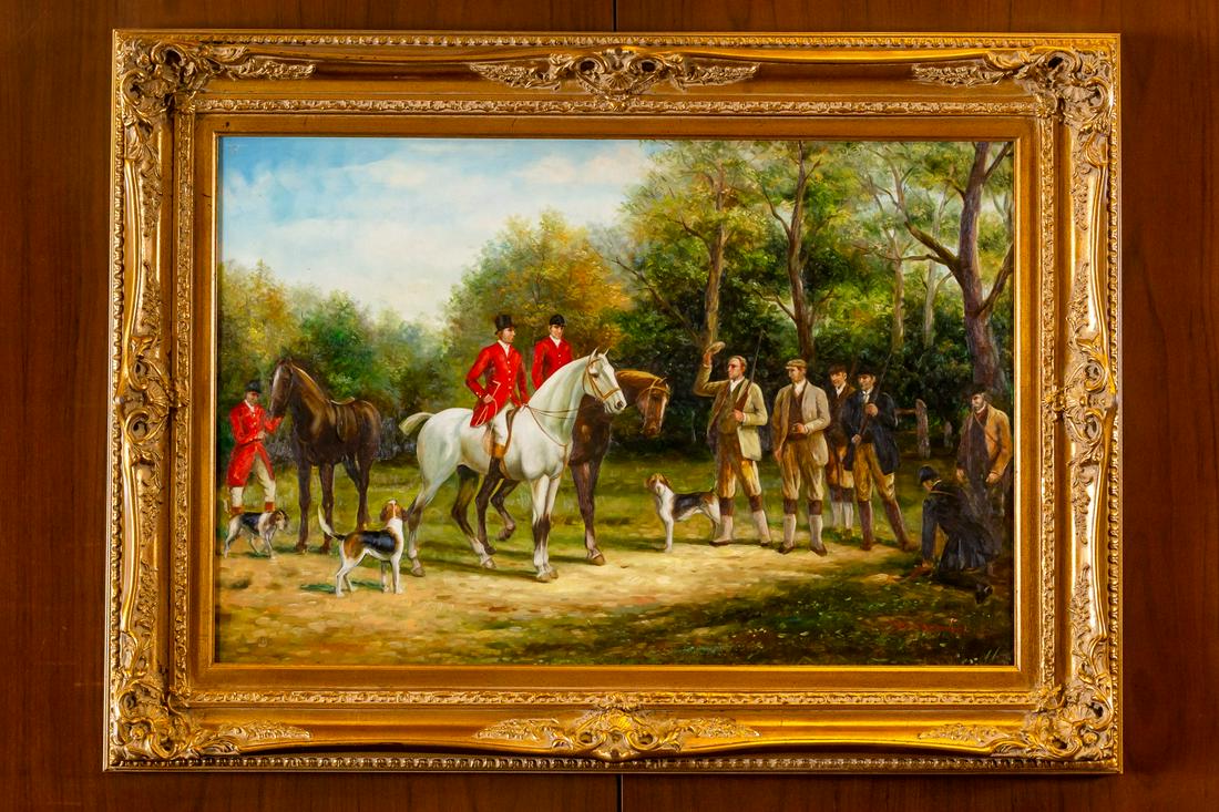 Larry Flynt Late 20th Century: Fox Hunting Scene (1 of 10)