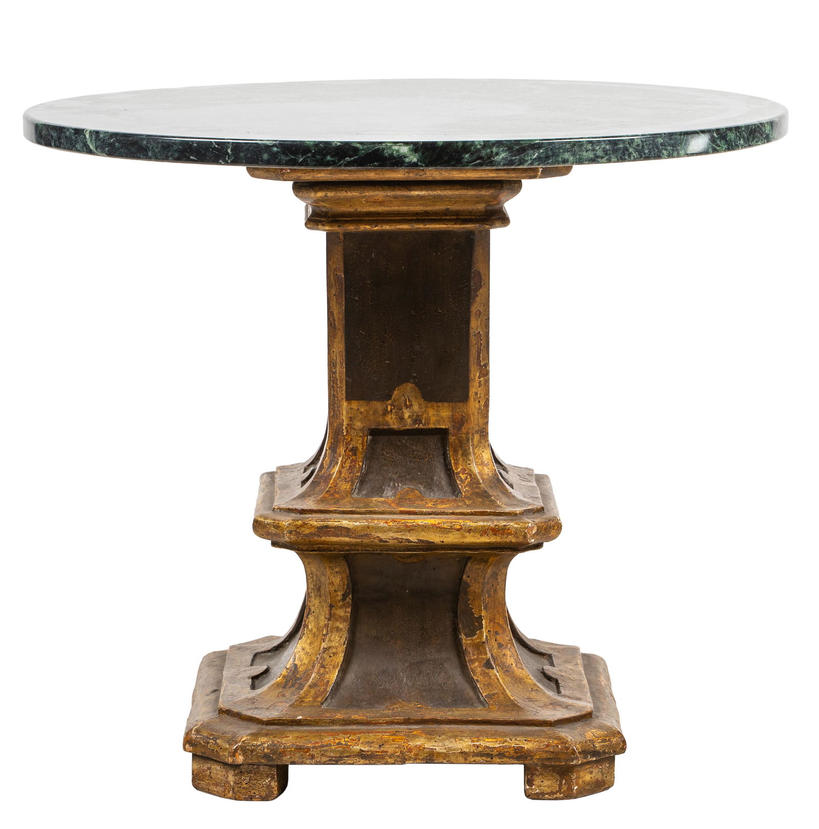 Larry Flynt Giltwood and Marble End Table (1 of 6)
