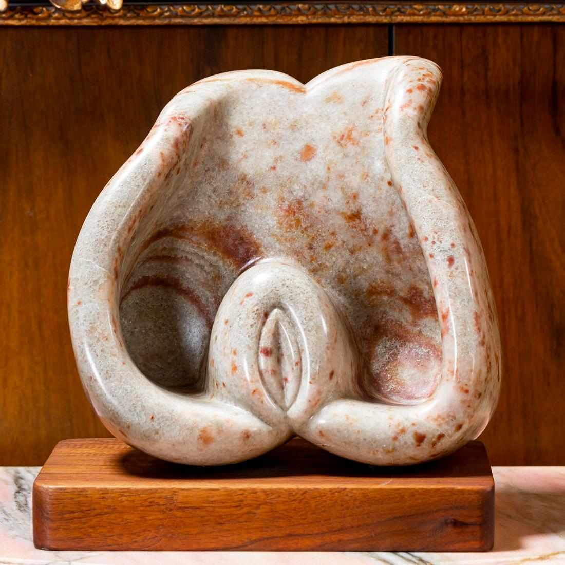 Larry Flynt Carved Marble Sculpture (1 of 6)