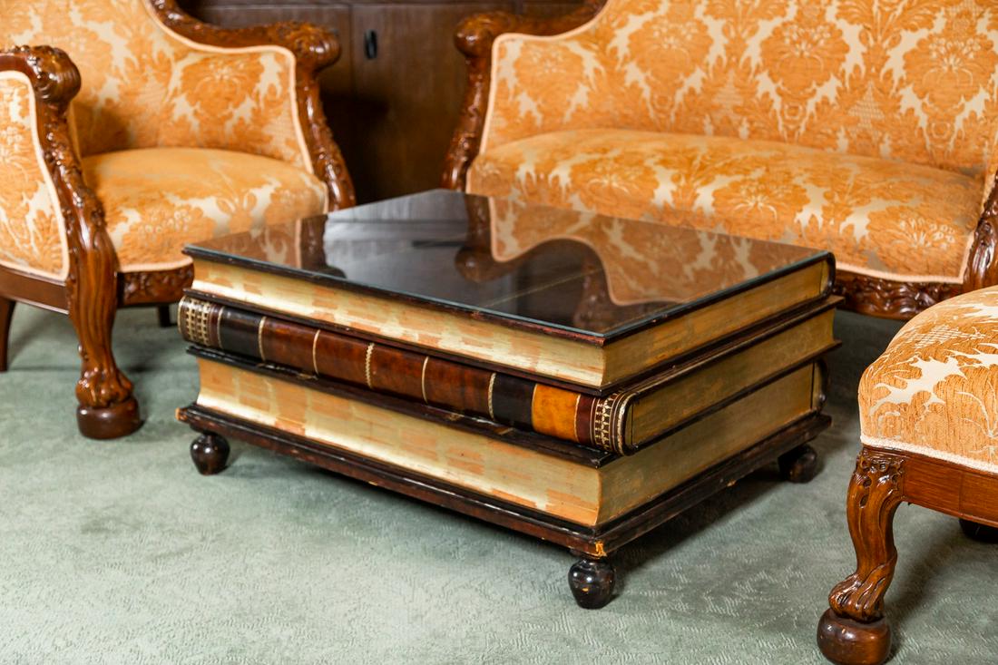 Larry Flynt Maitland-Smith Faux Book Coffee Table (1 of 13)