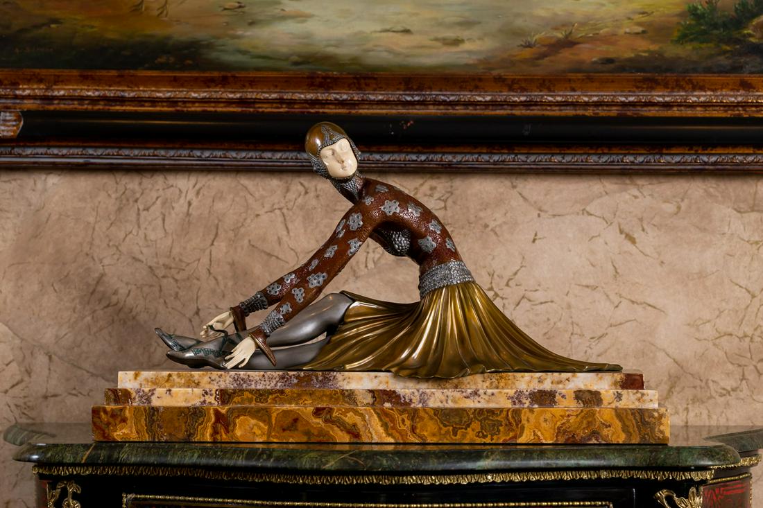 Larry Flynt After Dimitri Chiparus: Art Deco-Style Figures of a Dancer (1 of 10)