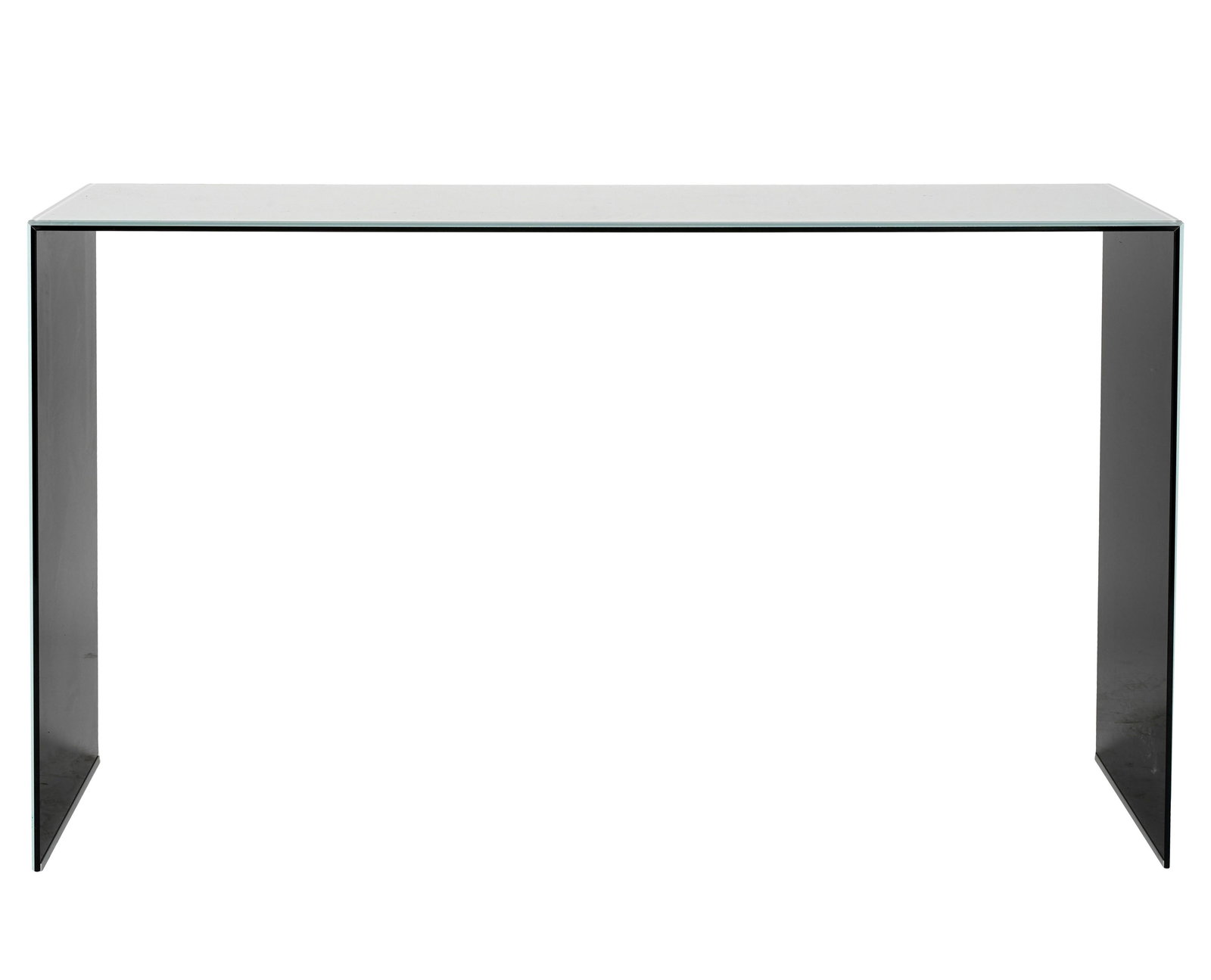 Modernist Black and White Glass Console Table (1 of 6)