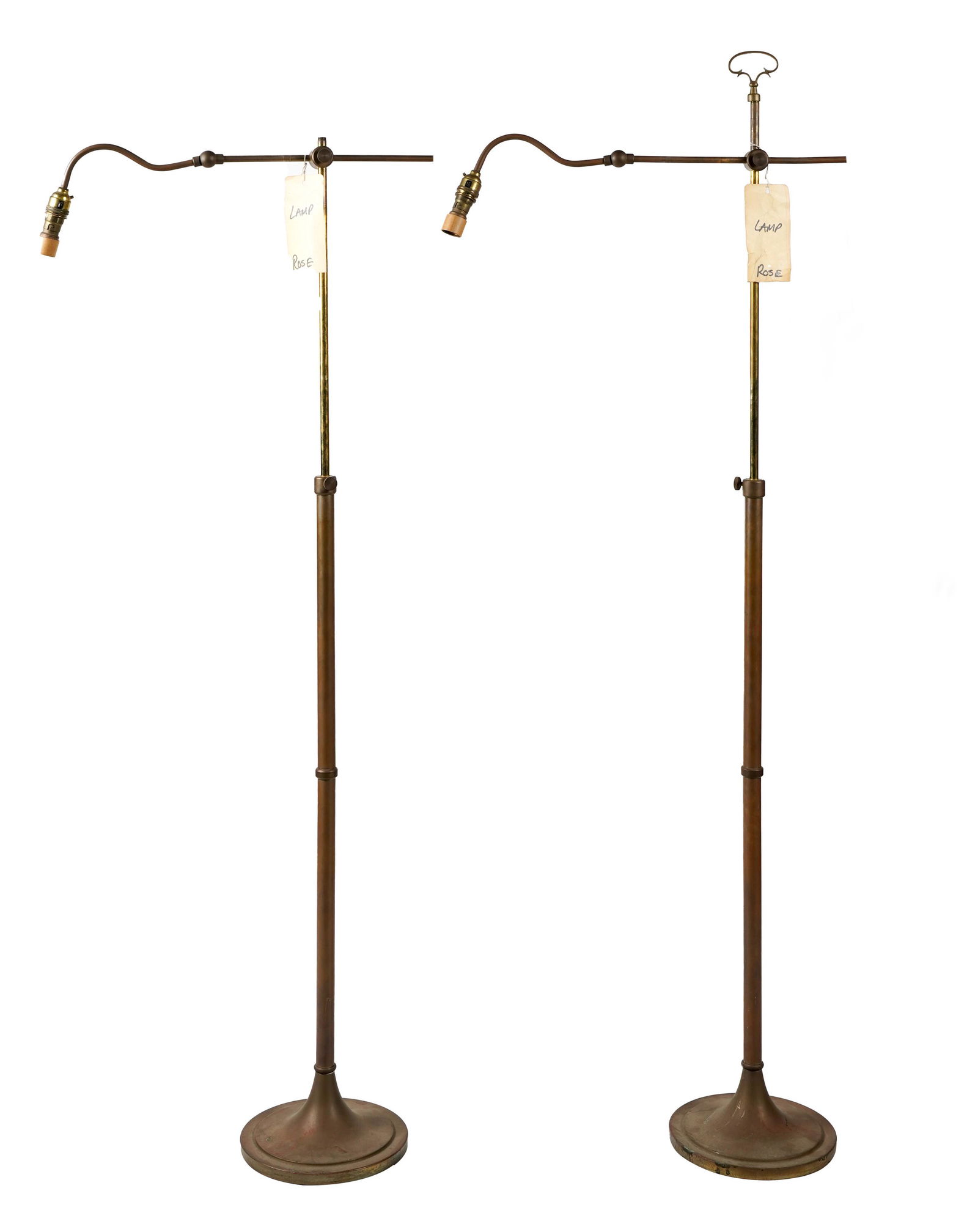 Pair of Rose Tarlow Melrose House Metal Floor Lamps (1 of 10)