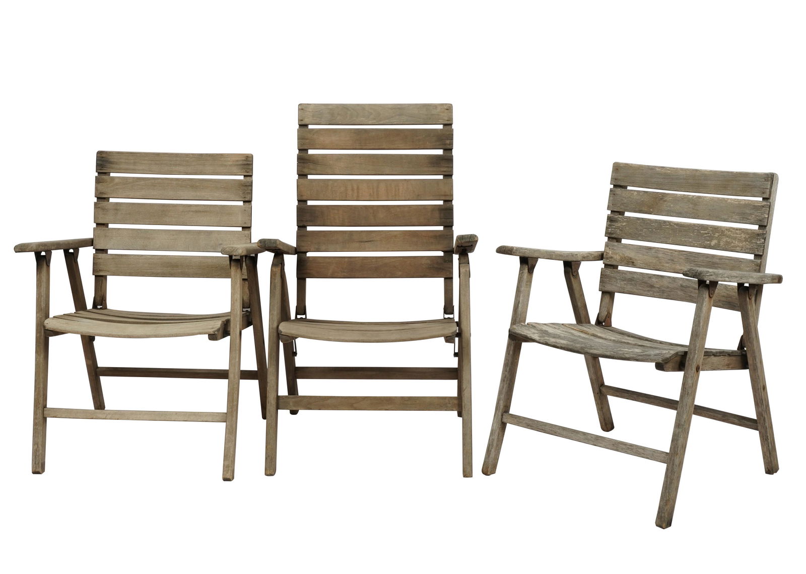 Three Rose Tarlow Melrose House Wooden Folding Chairs (1 of 10)