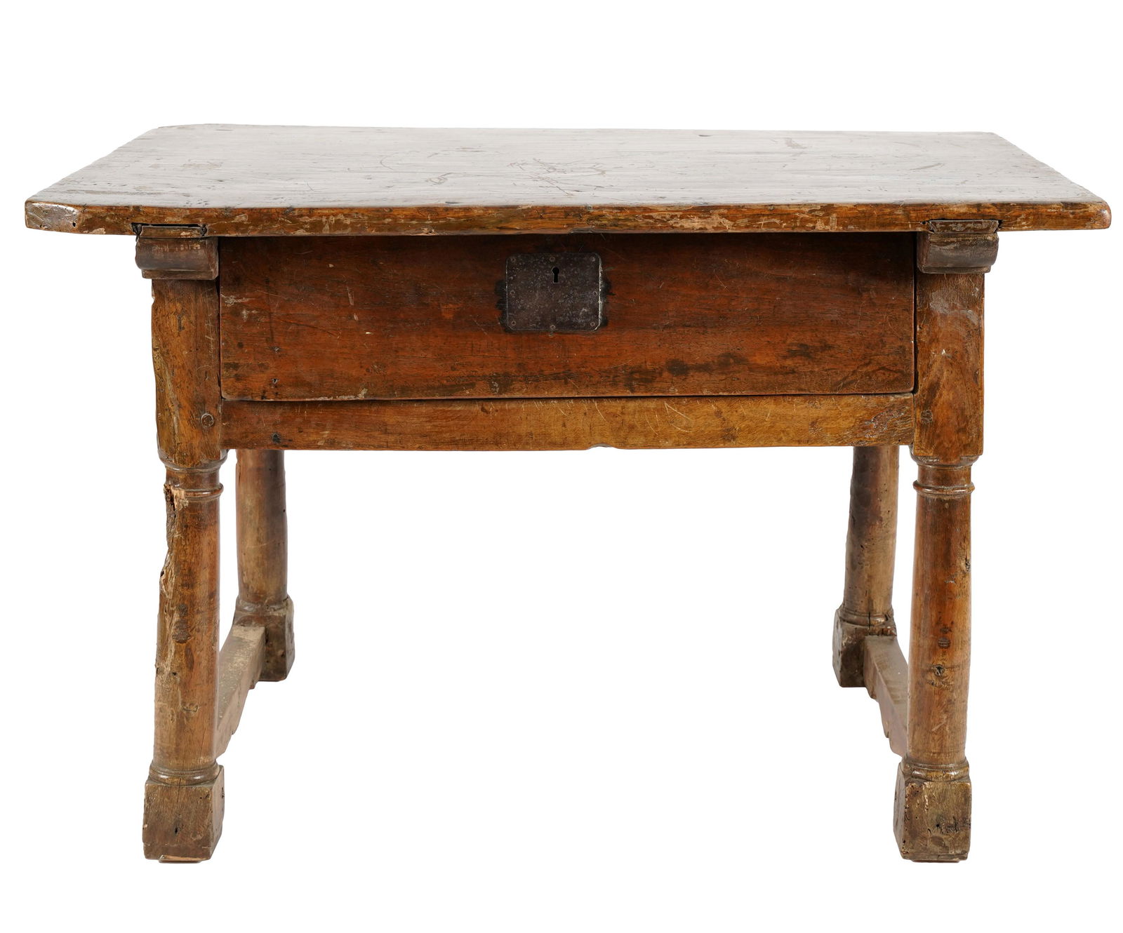 Rustic Wood Side Table (1 of 9)