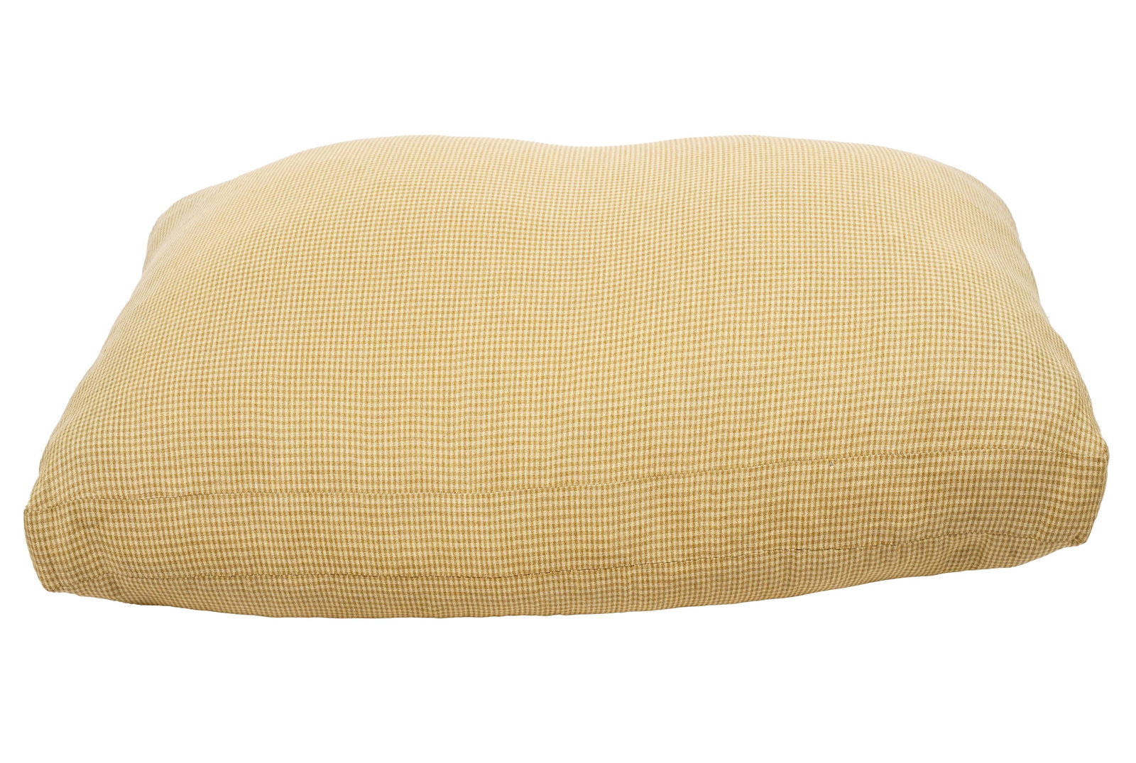 Rose Tarlow Melrose House Dog Bed: with checkered print fabric 28 x 43 x 4 in. (71.1 x 109.2 x 10.2 cm.)