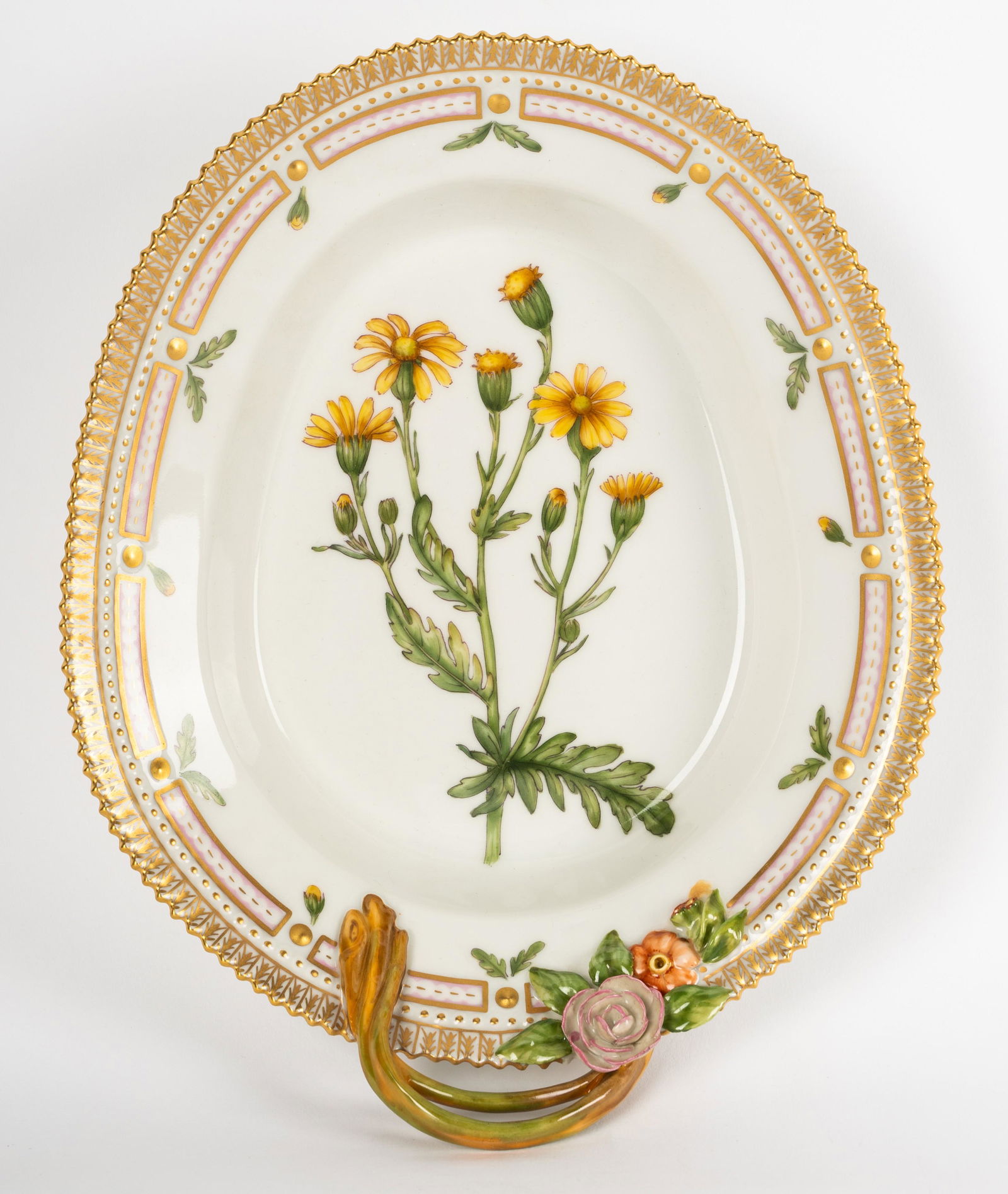 Royal Copenhagen Porcelain "Flora Danica" Leaf-Shaped Serving Dish (1 of 9)