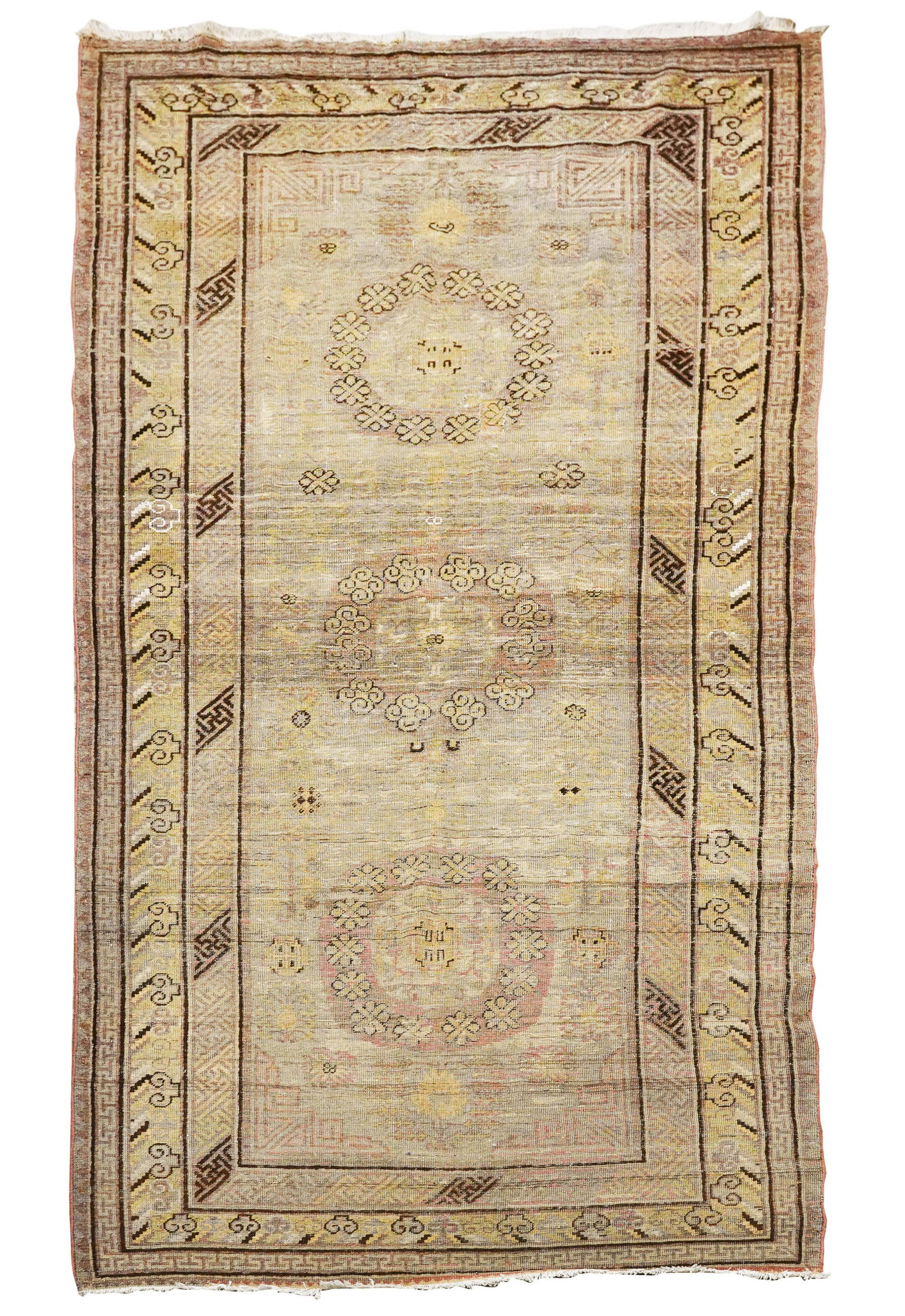 Khotan Triple-Medallion Rug (1 of 9)