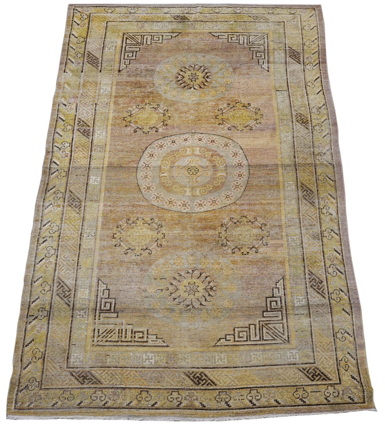 Khotan Triple-Medallion Rug (1 of 10)