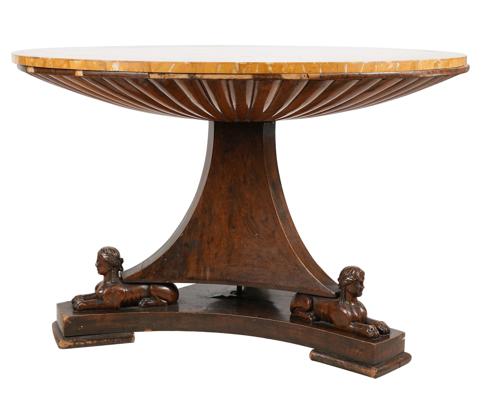 Italian Neoclassical Marble-Top Center Table (1 of 10)
