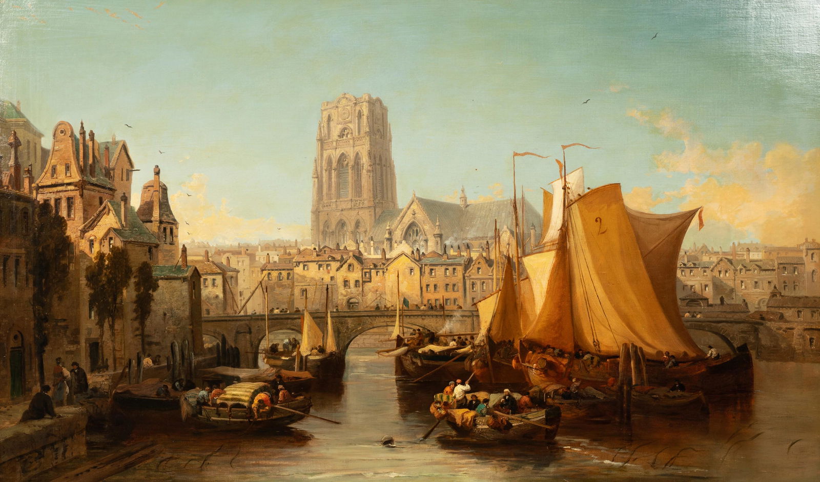 James Webb (British 1825 -1895): St. Lawrence, Rotterdam (1 of 17)