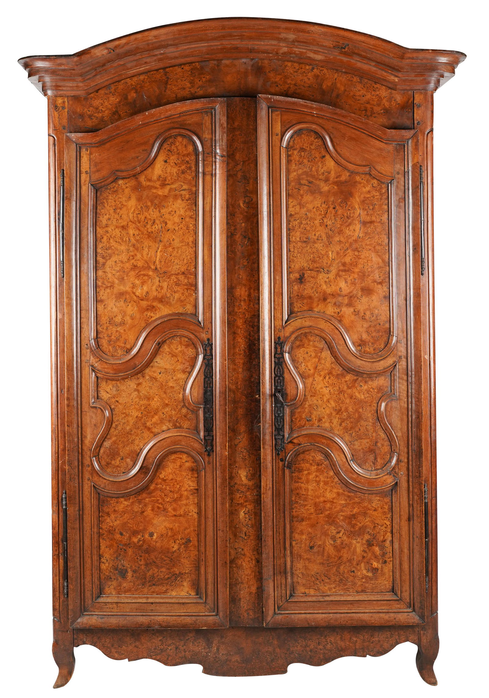 Louis XV Burl Walnut Armoire (1 of 11)