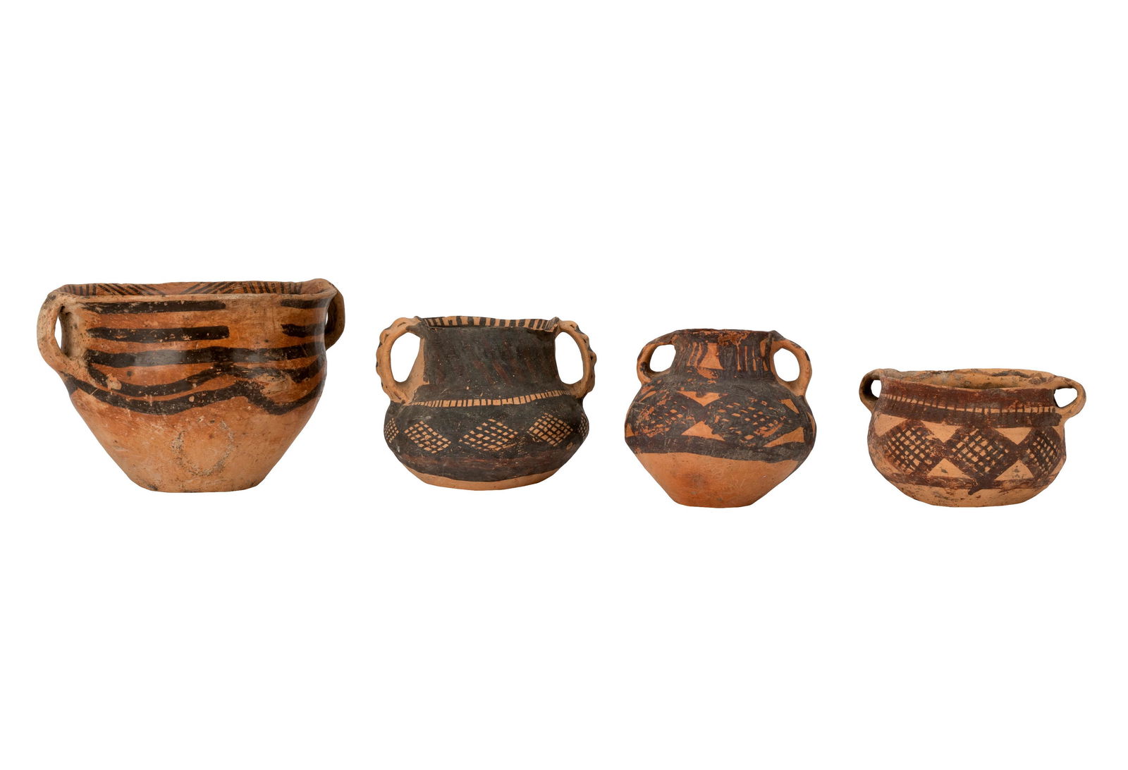 Four Chinese Neolithic Pottery Vessels (1 of 14)