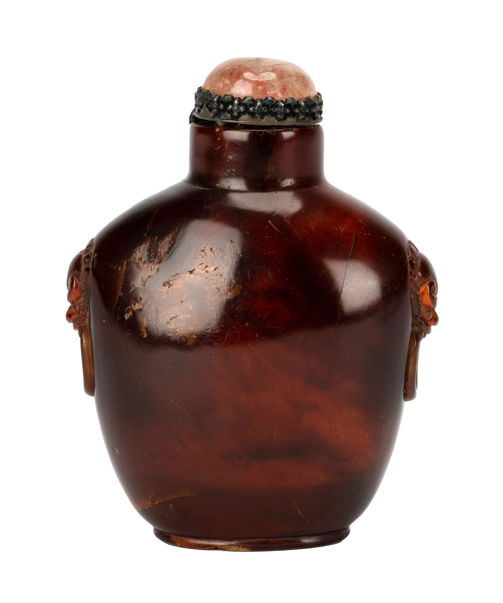 Chinese Amber Snuff Bottle (1 of 7)