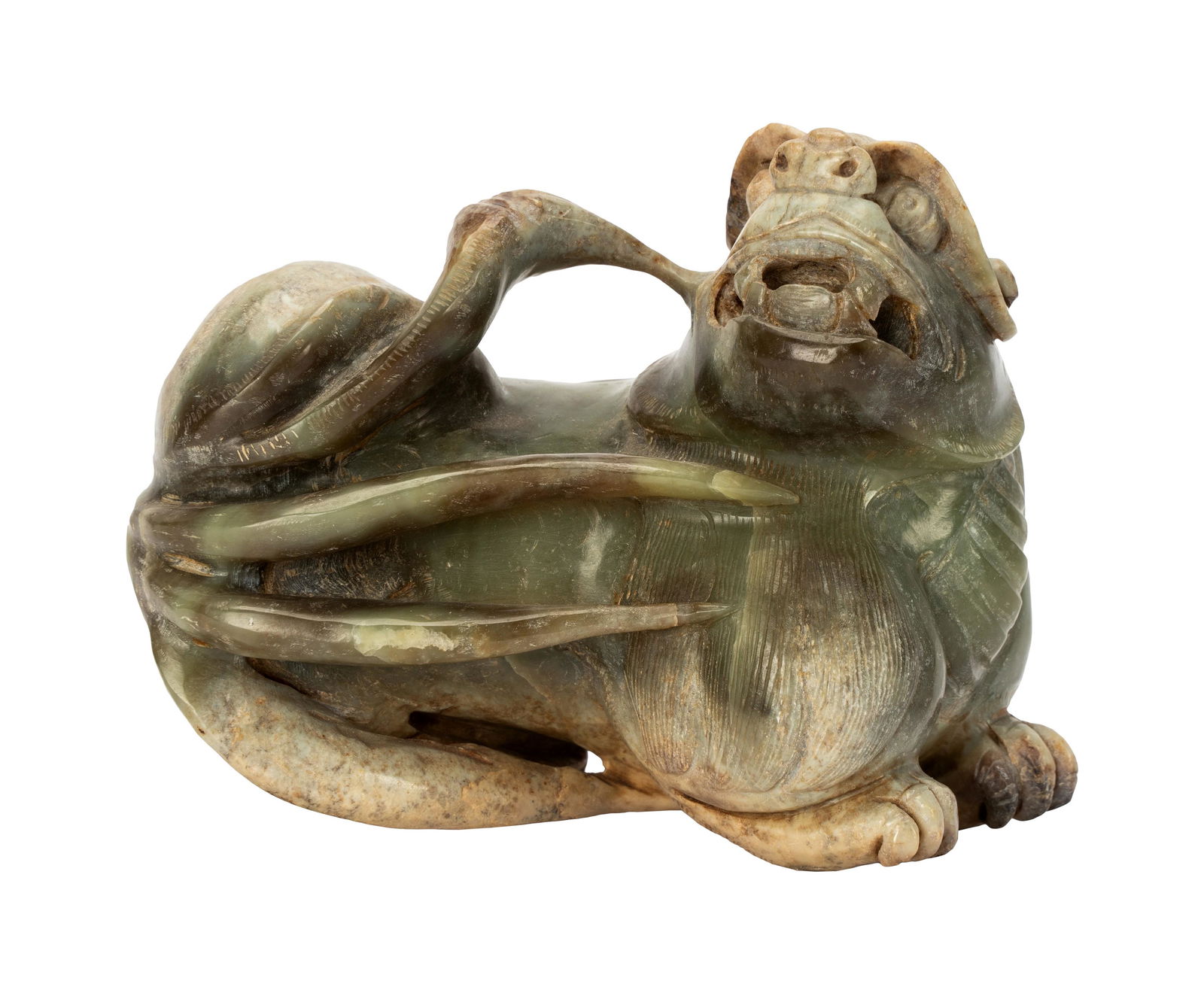 Chinese Carved Jade Foo Dog Figure (1 of 12)