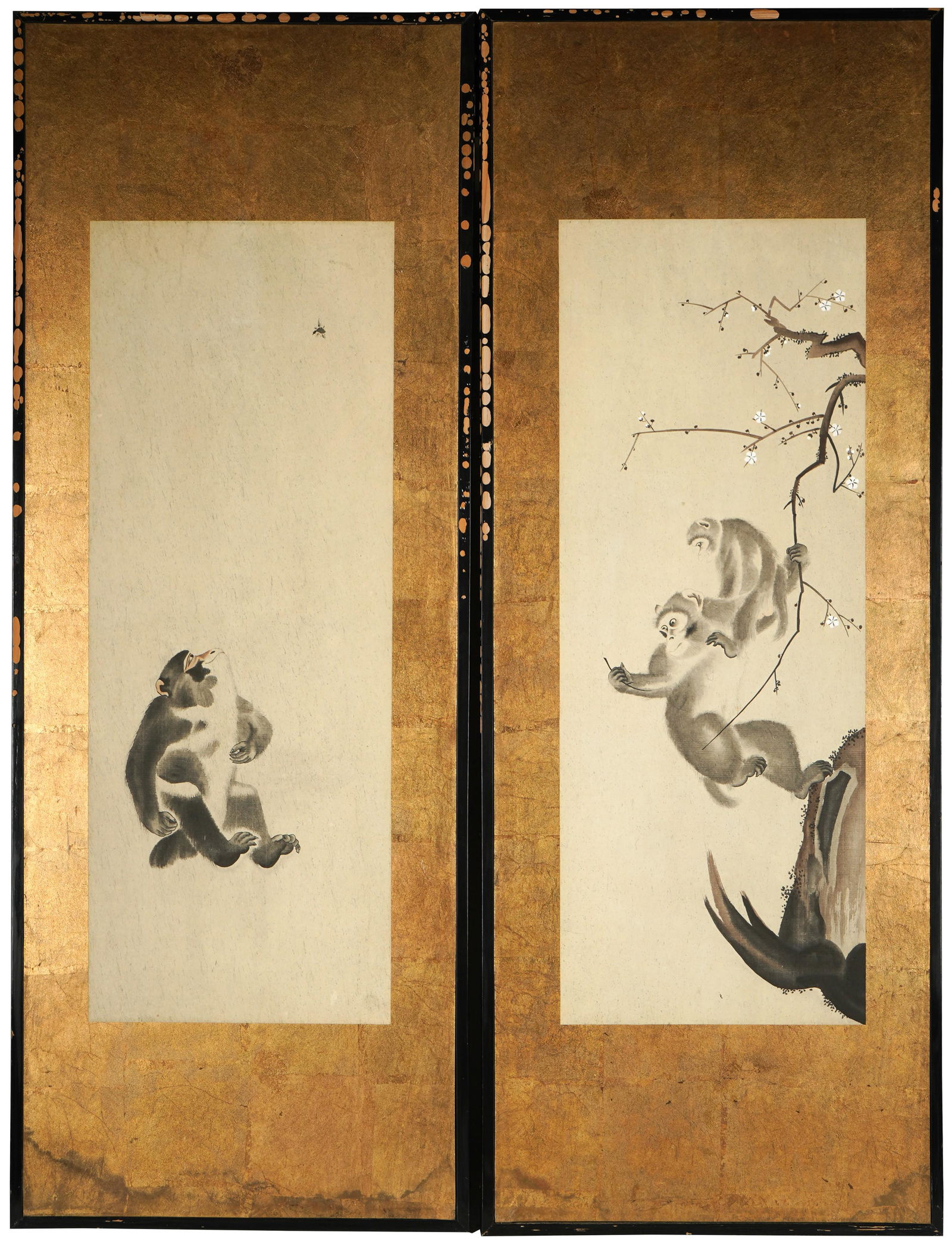 Pair of Chinese Painted Panels (1 of 14)