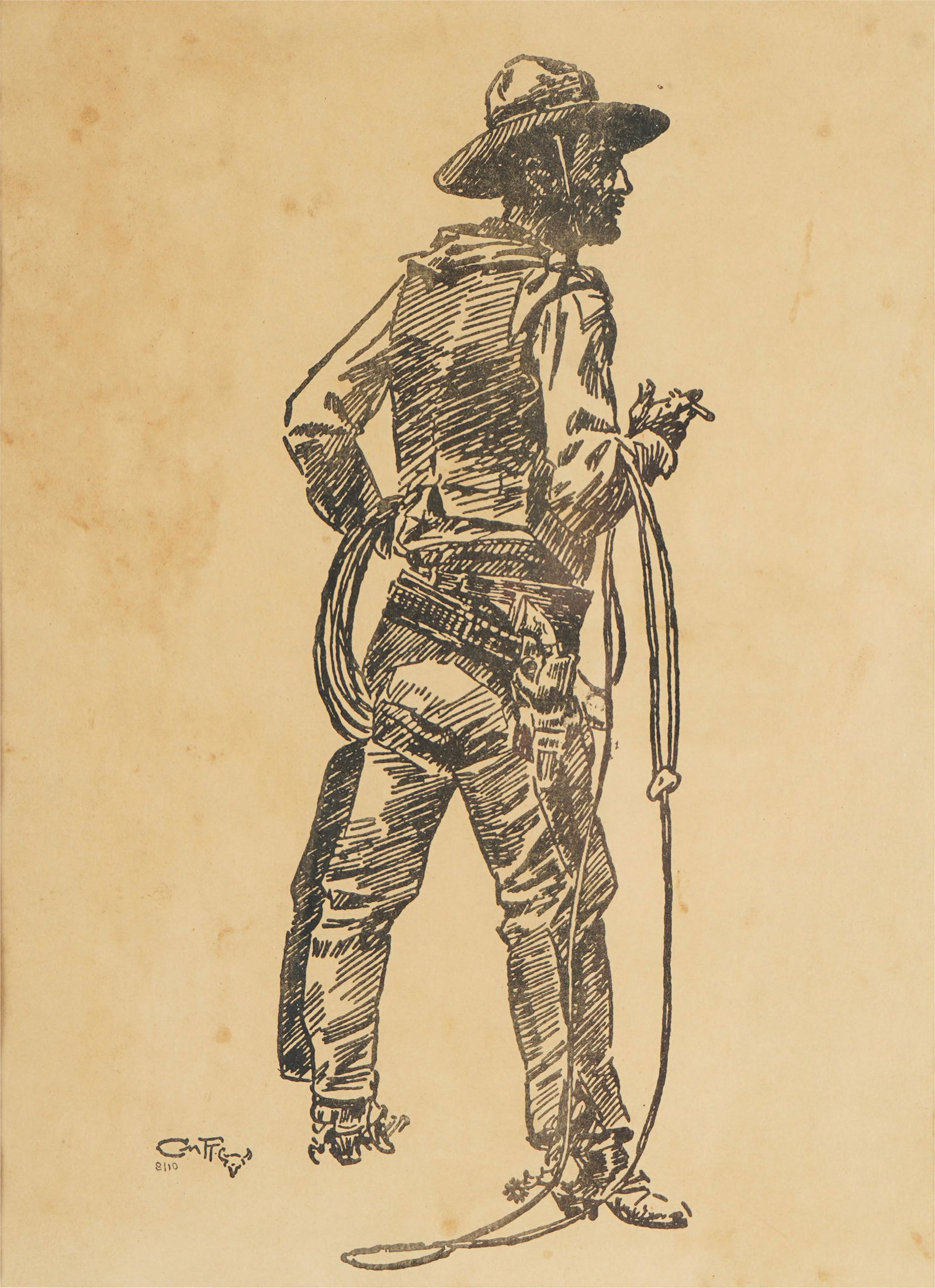 Charles Marion Russell (1864 - 1926): The Cowboy (1 of 10)