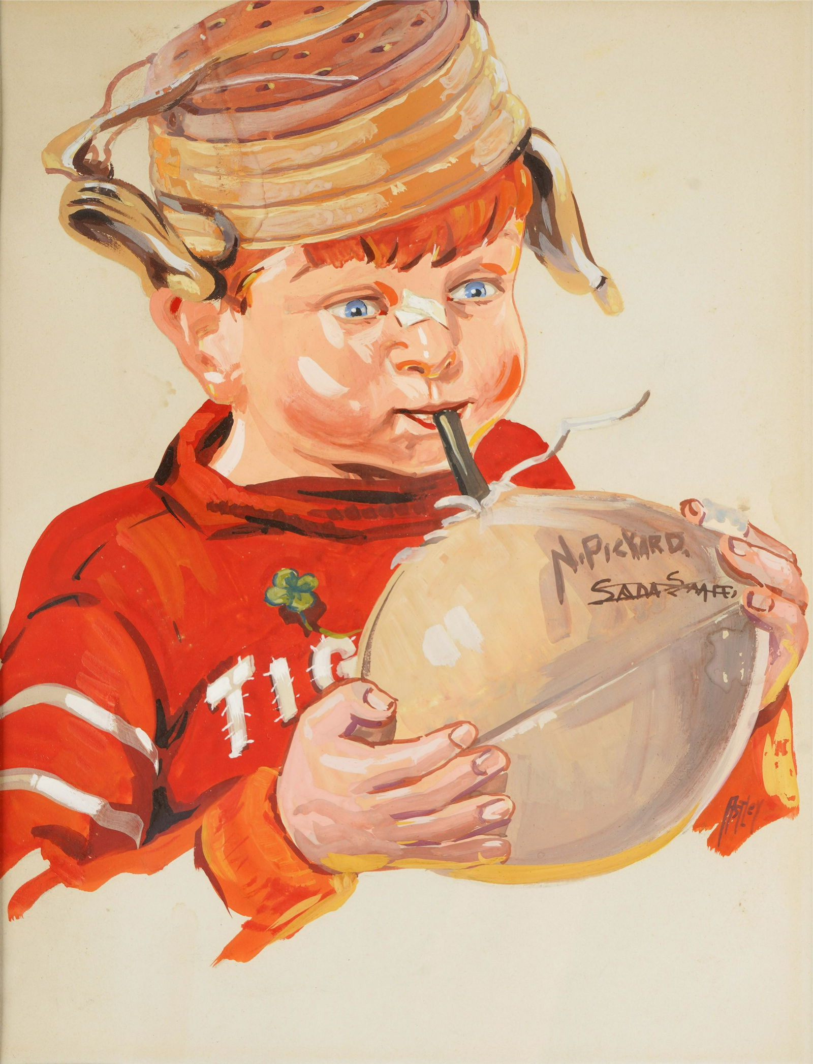 Harrison McCreary (20th Century): Inflating Football (1 of 9)