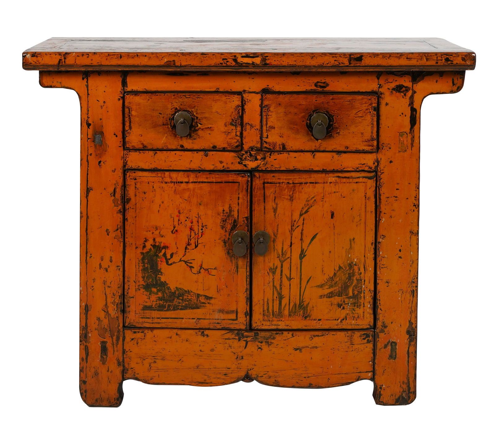 Lacquered Asian Style Side Cabinet (1 of 10)