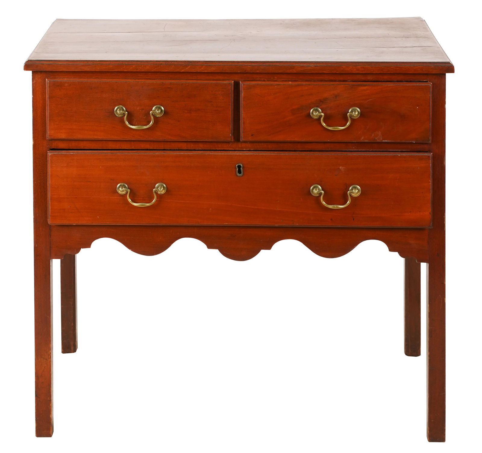 Georgian-Style Mahogany Lowboy (1 of 9)
