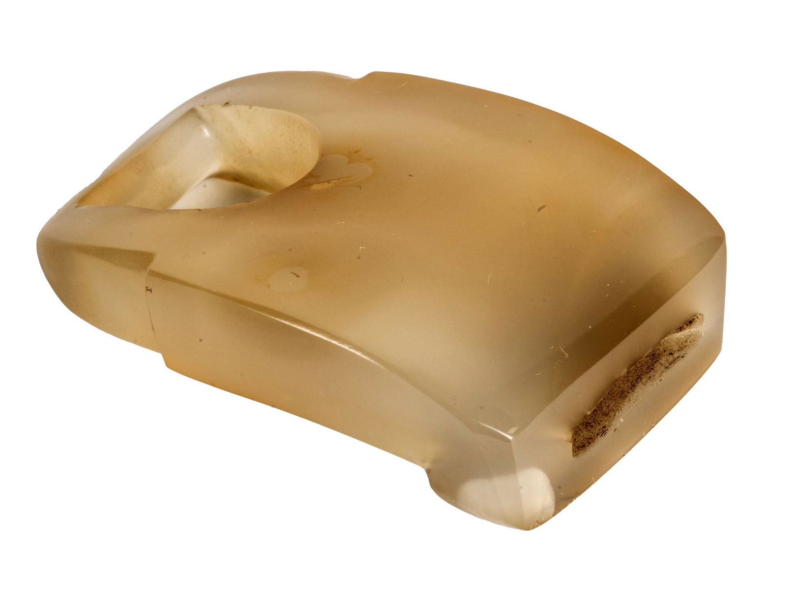 Chinese Fine Carved Stone Buckle (1 of 8)