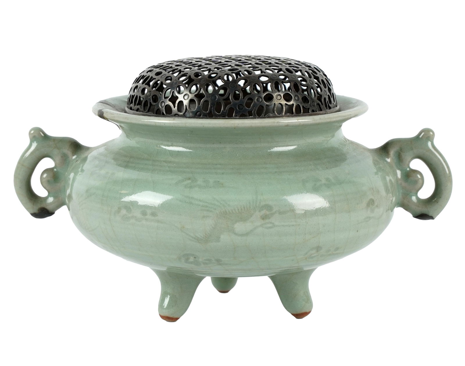 Korean Celadon-Glazed Censer (1 of 6)