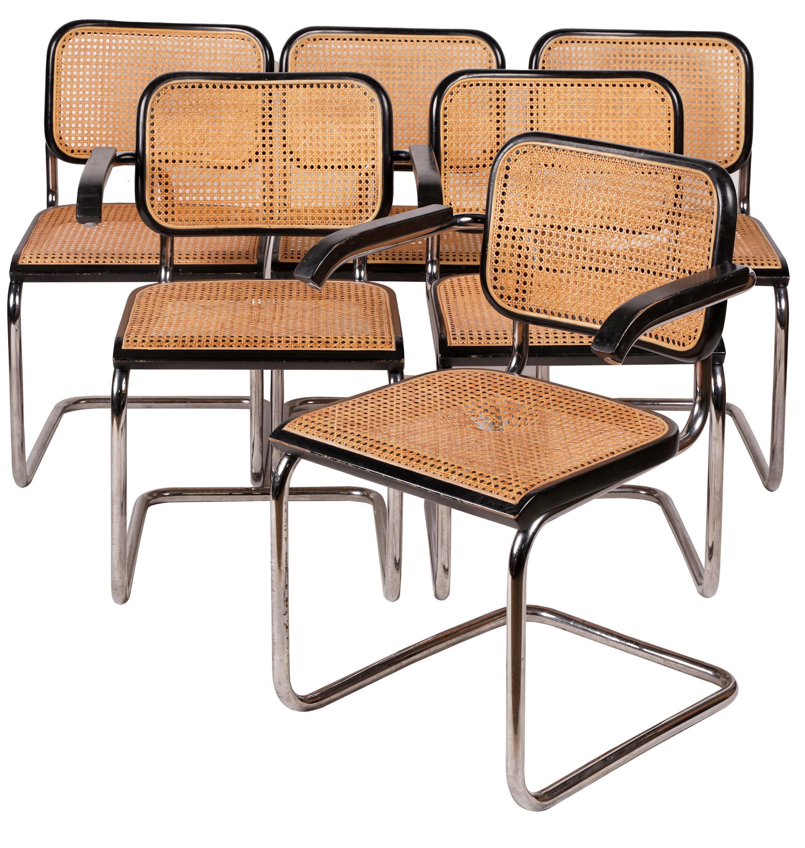 Set of Six Thonet Dining Chairs (1 of 9)