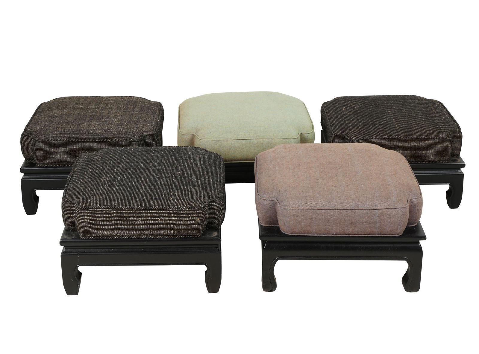 Group of Five Chinese Footstools (1 of 11)