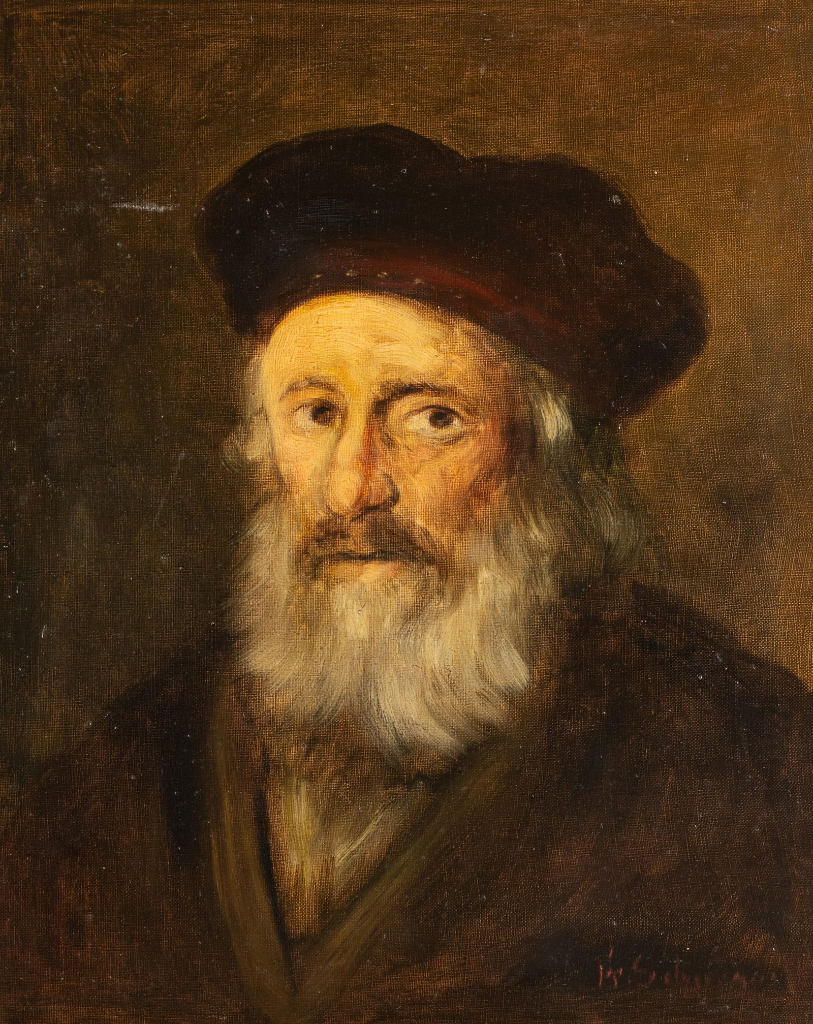 Continental School: Portrait of a Bearded Man (1 of 12)