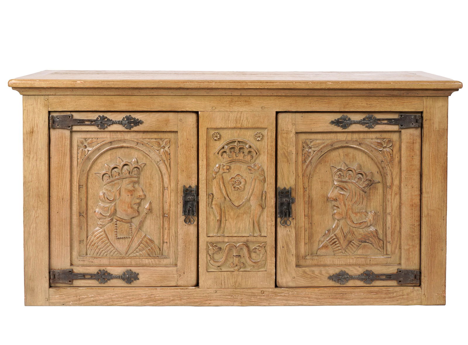 Maurice Bailey for Monteverdi Young Carved and Painted Wood Cabinet (1 of 9)