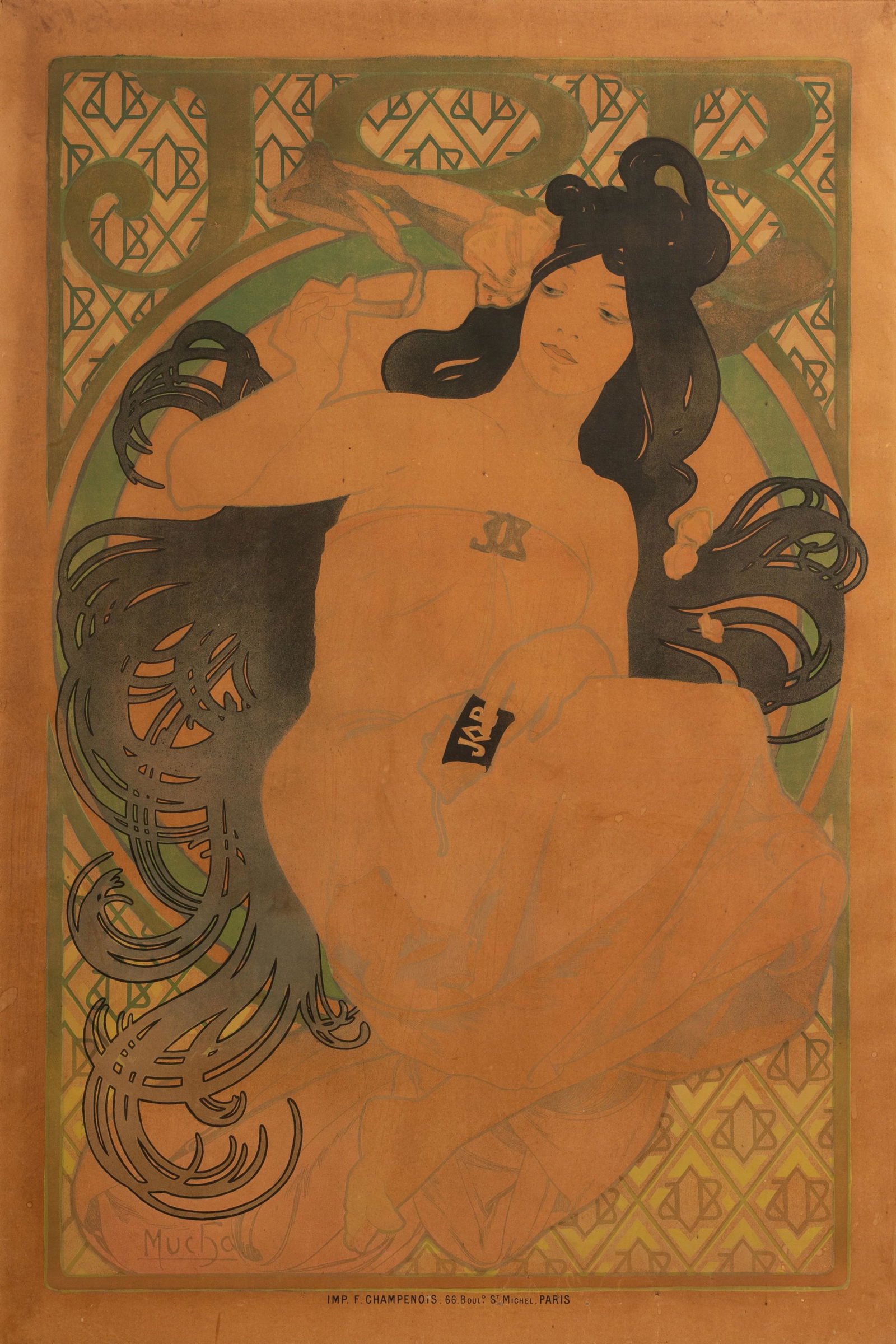 Alphonse Maria Mucha (Czech 1860-1939): Job (1 of 17)