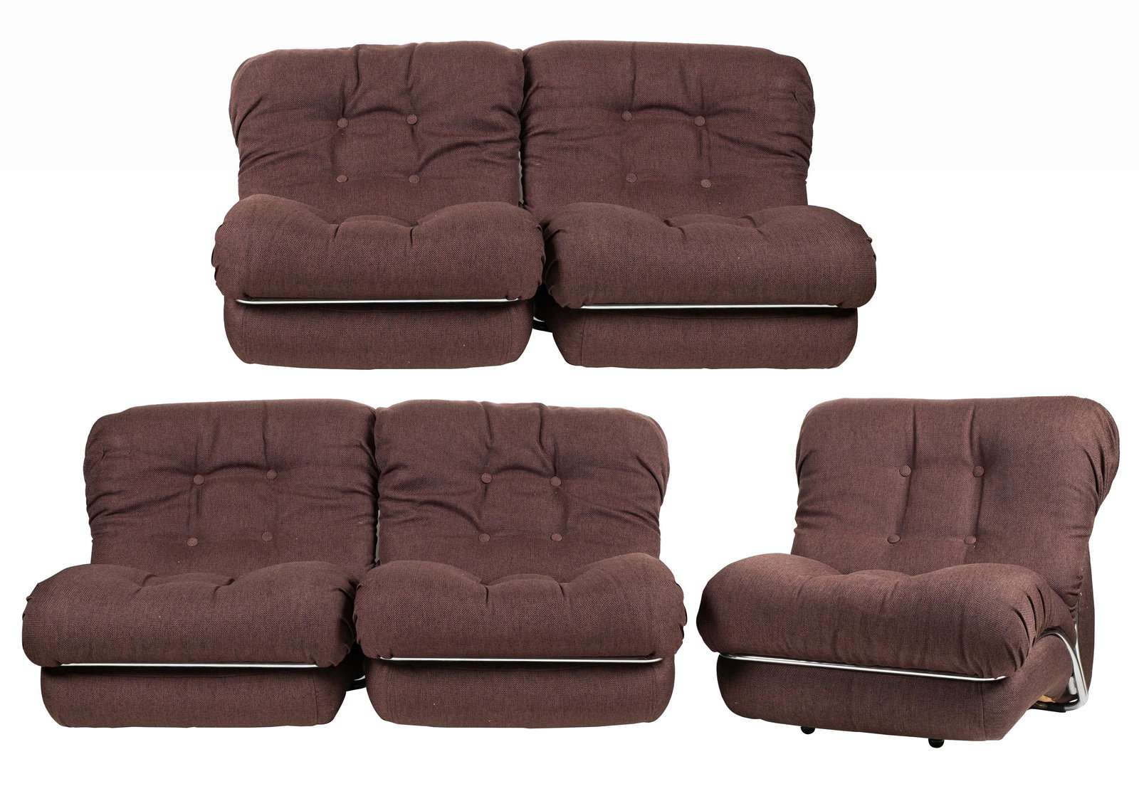 Italian Modernist Five-Section Sofa (1 of 8)