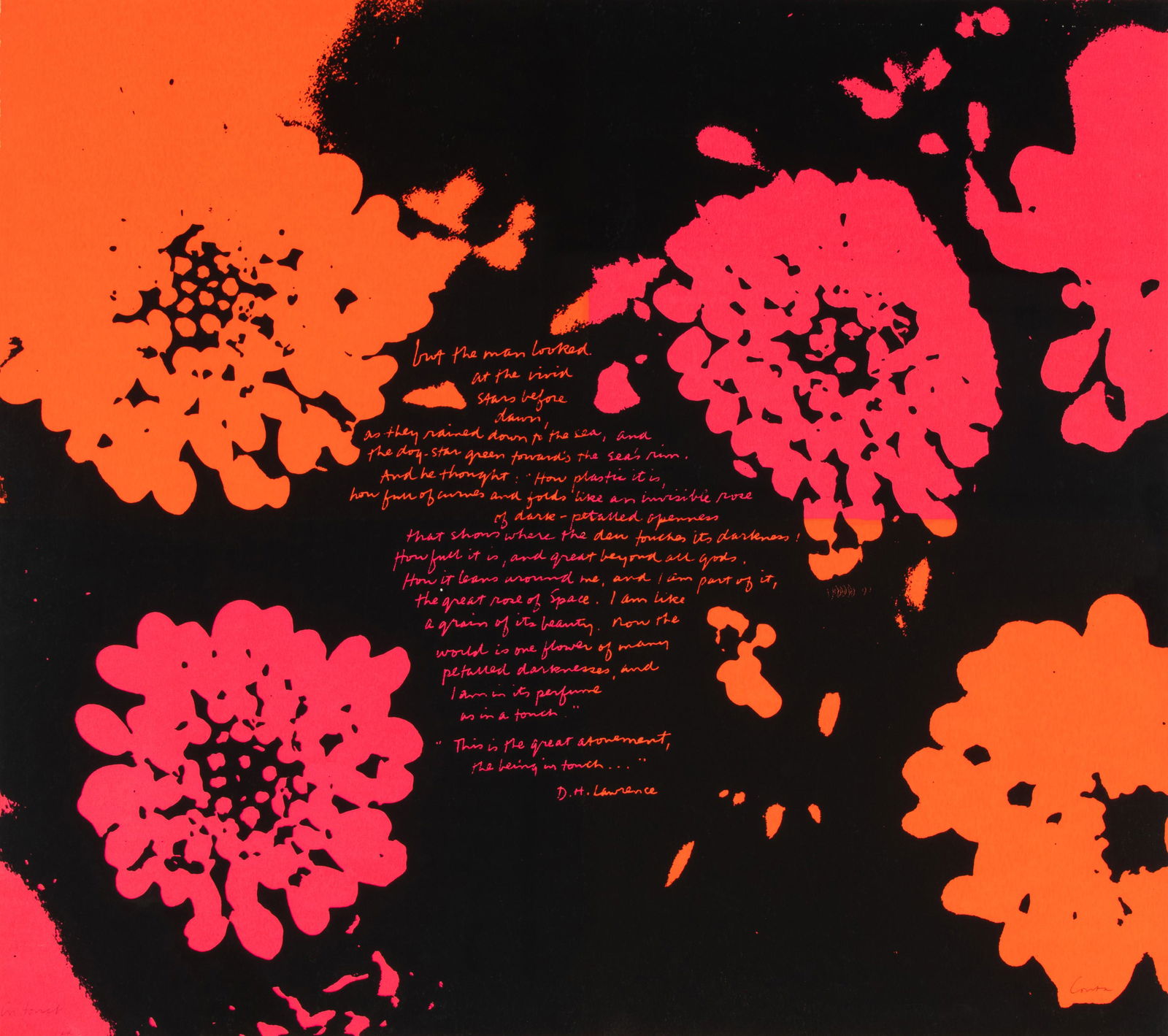 Sister Mary Corita Kent (American 1918-1986): In Touch (1 of 8)