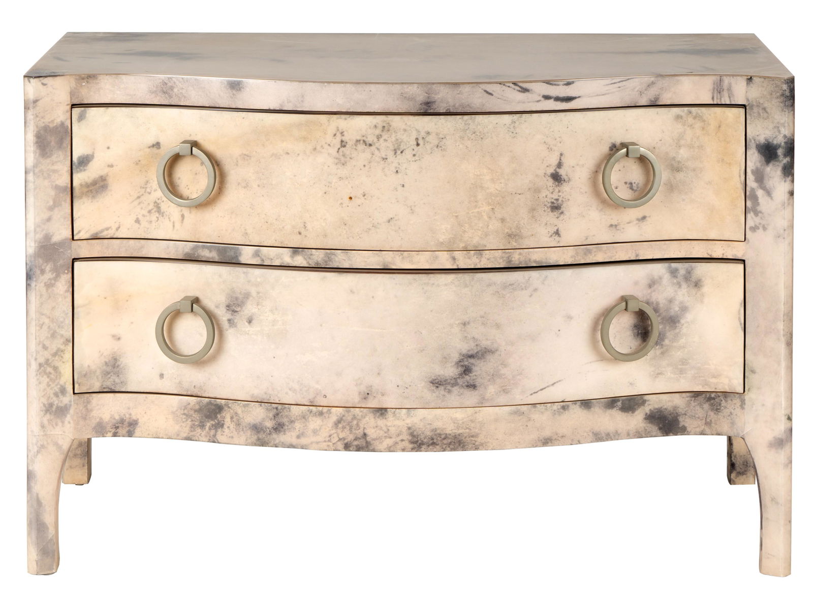 Goatskin Parchment-Veneered "Trapu" Chest of Drawers (1 of 10)