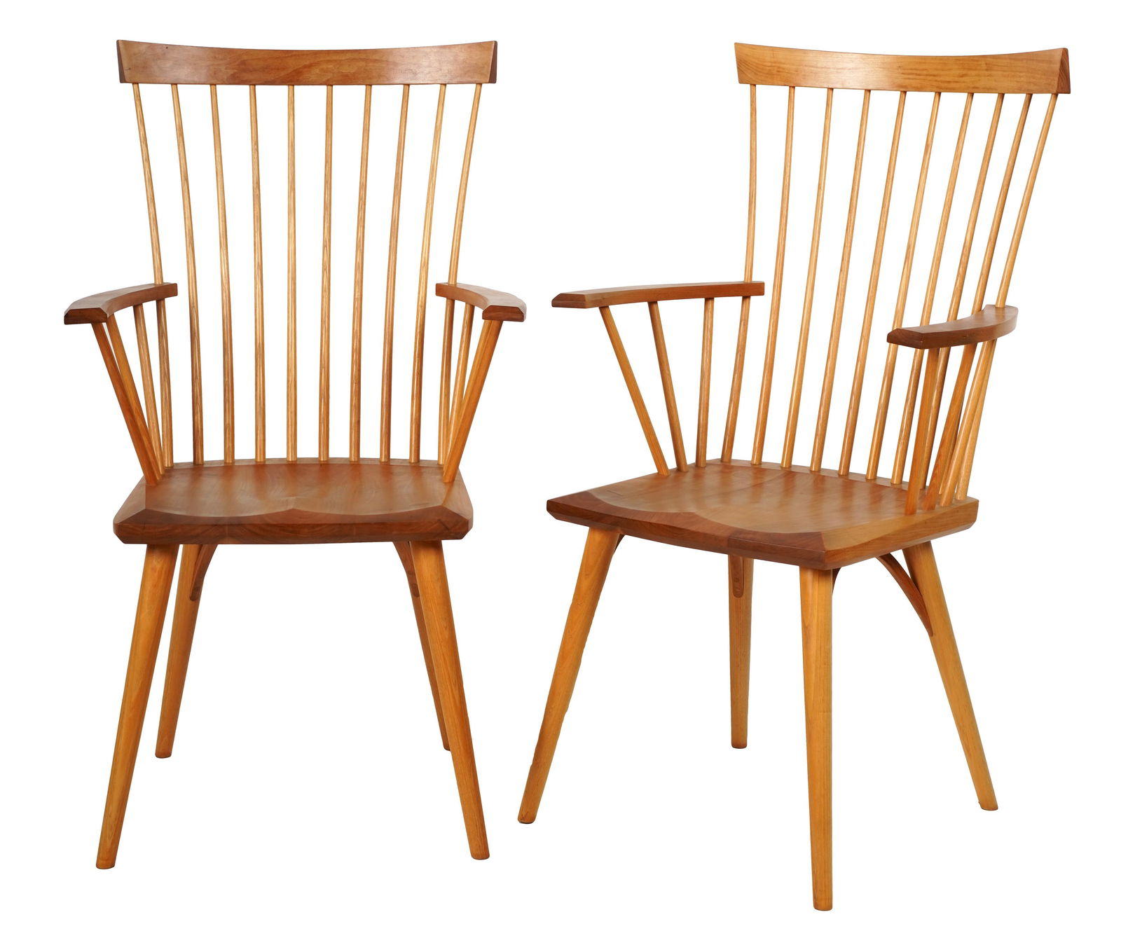 Thomas Moser: Pair of "Eastward" Armchairs (1 of 10)