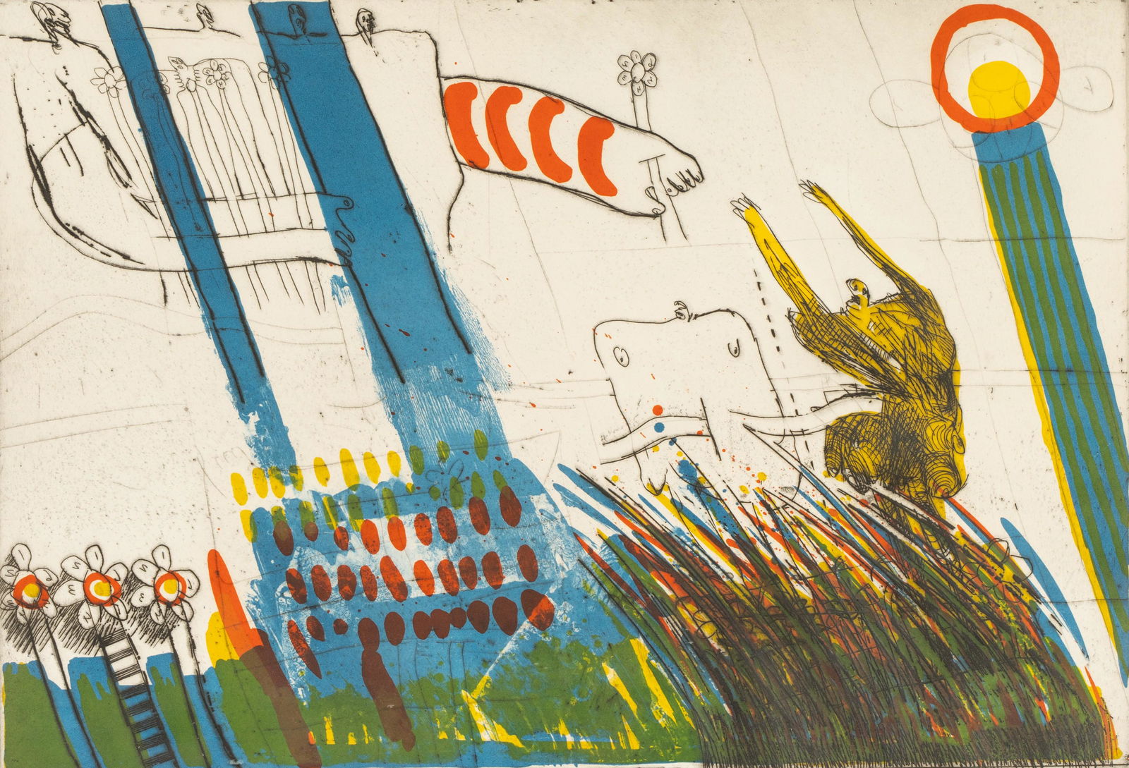 Hannes Postma (Dutch B. 1933): Flowers for Narcissus (1 of 13)