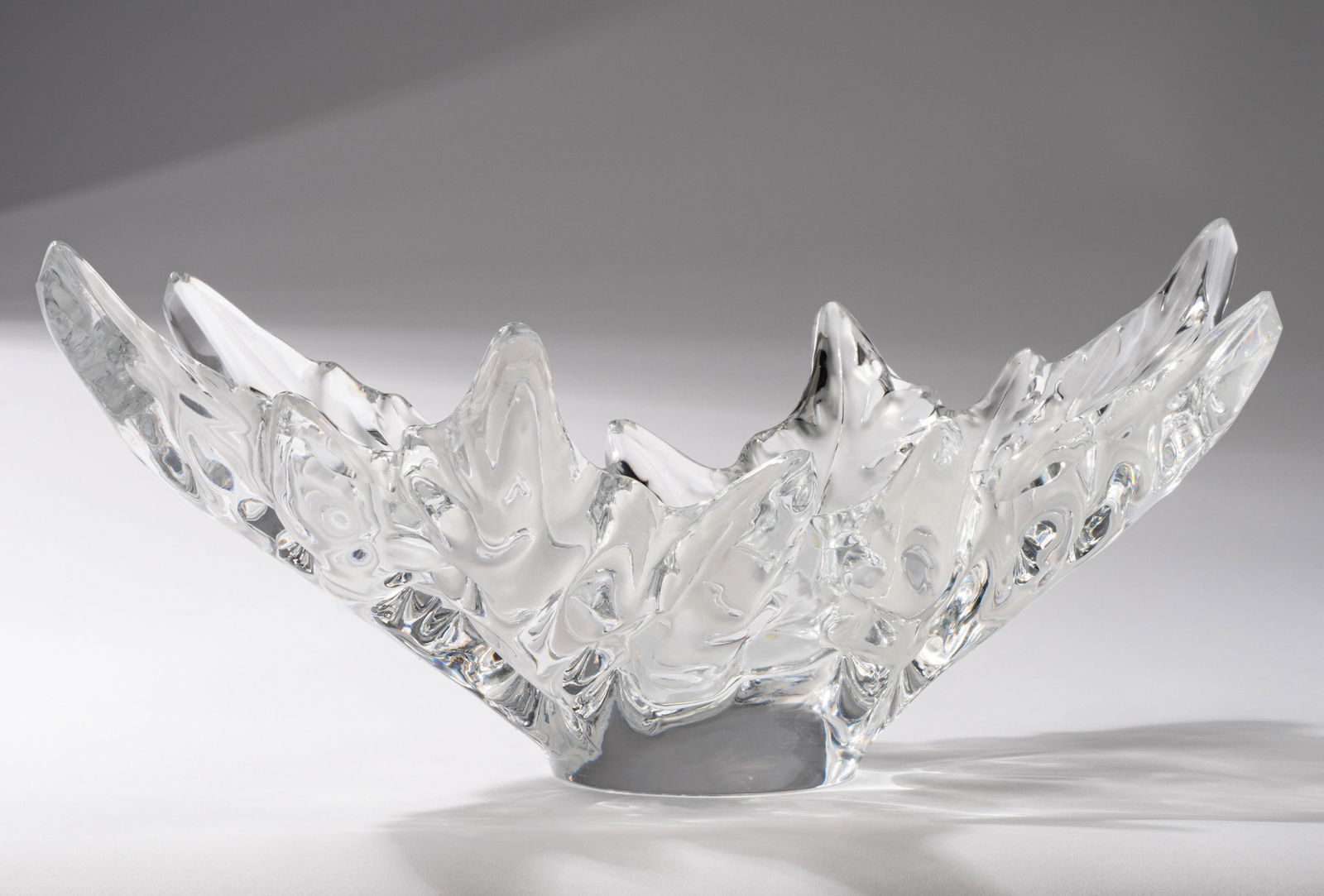 Lalique "Champs Elysees" Molded Glass Center Bowl (1 of 9)