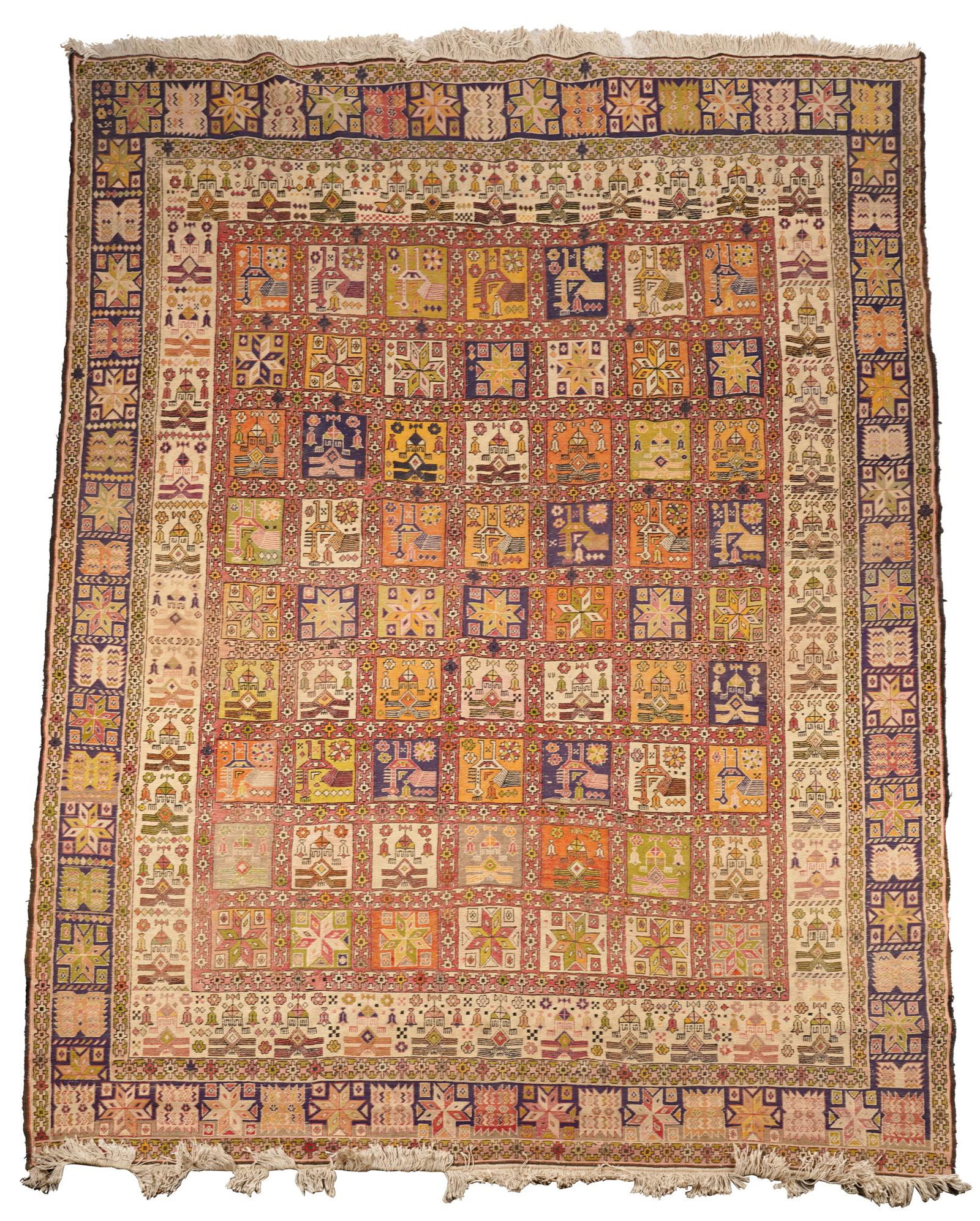Connie Stevens- Samarkand Rug: wool 9' x 6' 7 1/2"